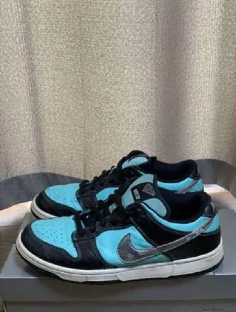 Nike Nike Dunk SB Low Diamond Supply Co. Aqua Blue Size US 9.5 / EU 42-43 - 15 Thumbnail