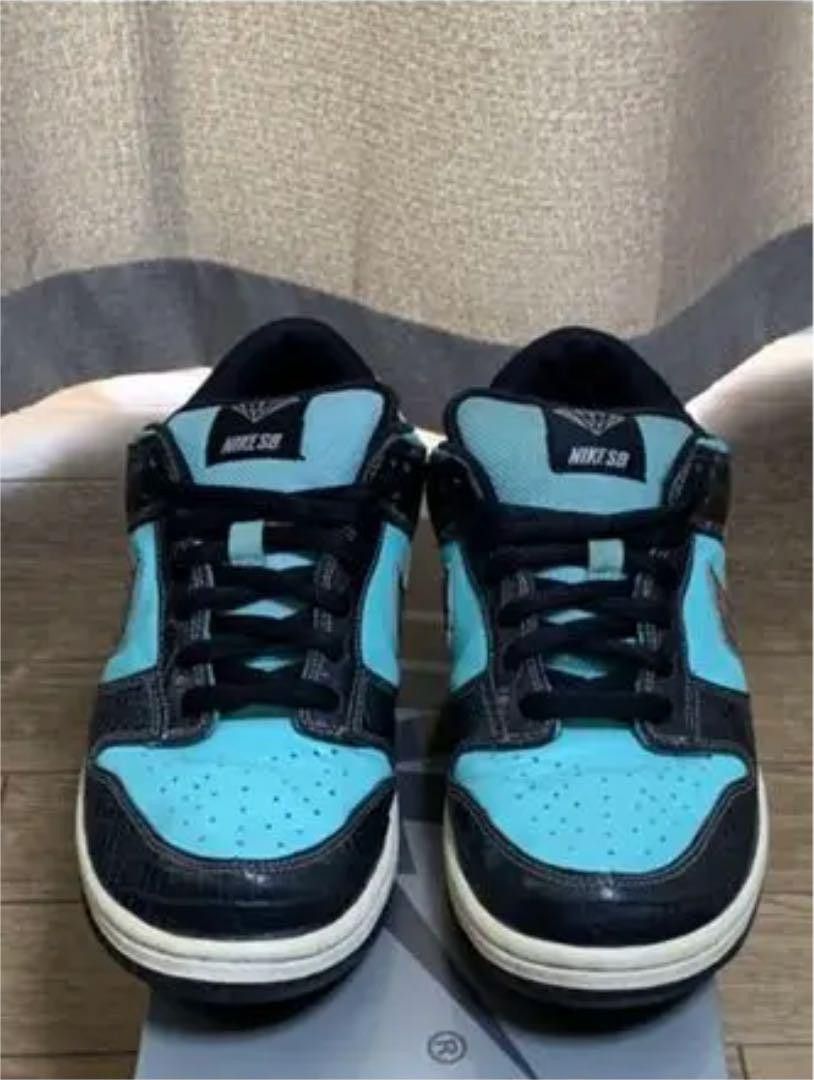 Nike Nike Dunk SB Low Diamond Supply Co. Aqua Blue Size US 9.5 / EU 42-43 - 16 Thumbnail