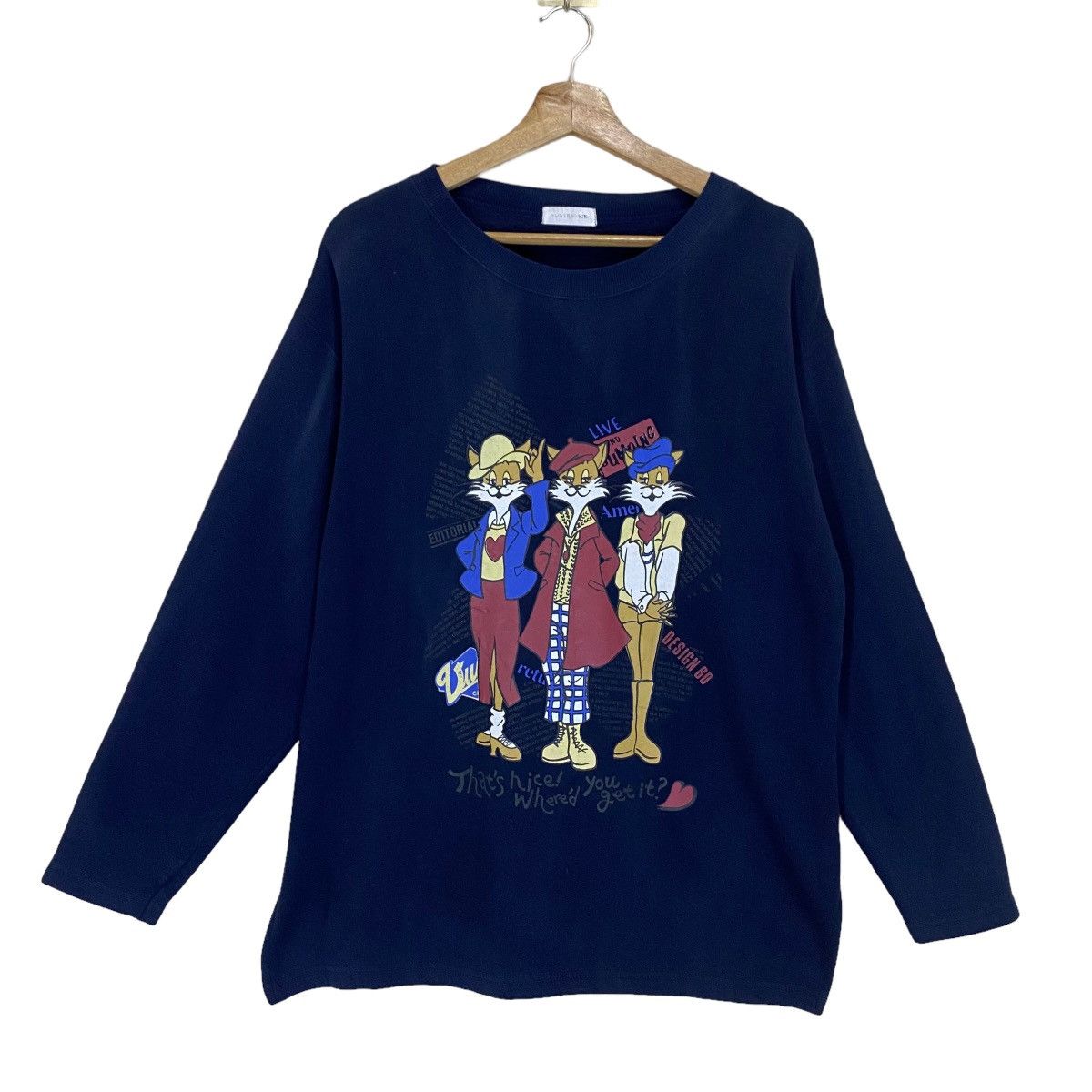 Vintage Vintage Montebkick Big Logo Crewneck Sweatshirt Size M Size US M / EU 48-50 / 2 - 1 Thumbnail
