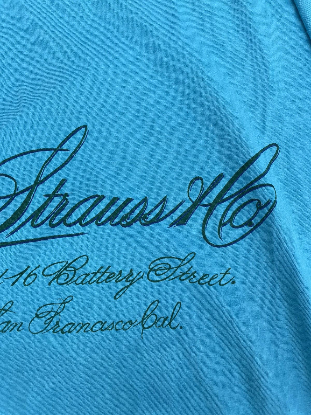 Levi's × Levi's Vintage Clothing × Vintage Vintage Levi’s San Francisco Blue T-shirt Single Stitch Size US L / EU 52-54 / 3 - 5 Thumbnail