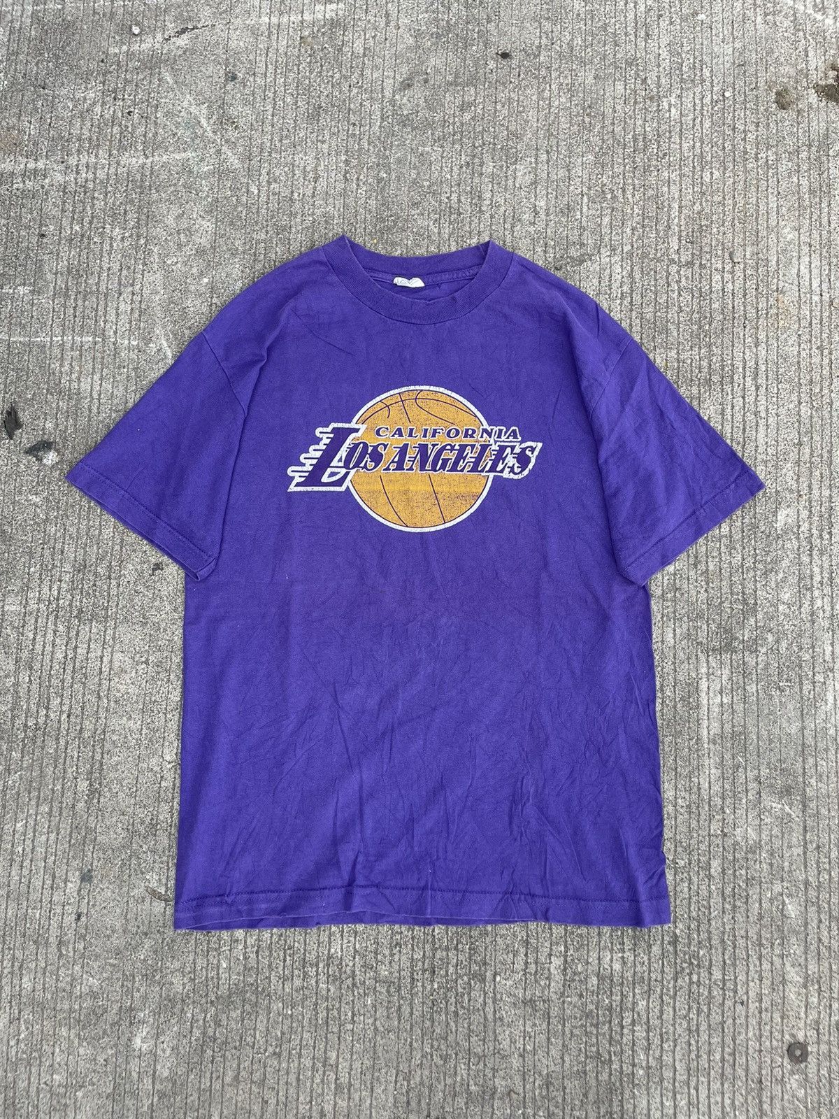 NBA California Los Angeles Lakers Purple T-shirt Size US M / EU 48-50 / 2 - 2 Thumbnail