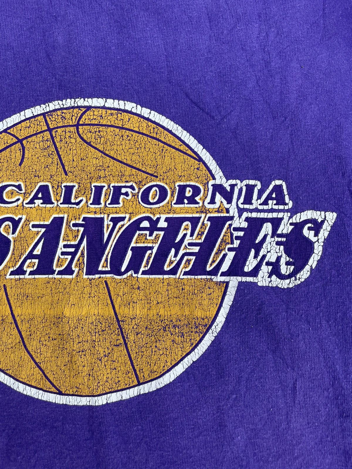 NBA California Los Angeles Lakers Purple T-shirt Size US M / EU 48-50 / 2 - 5 Thumbnail