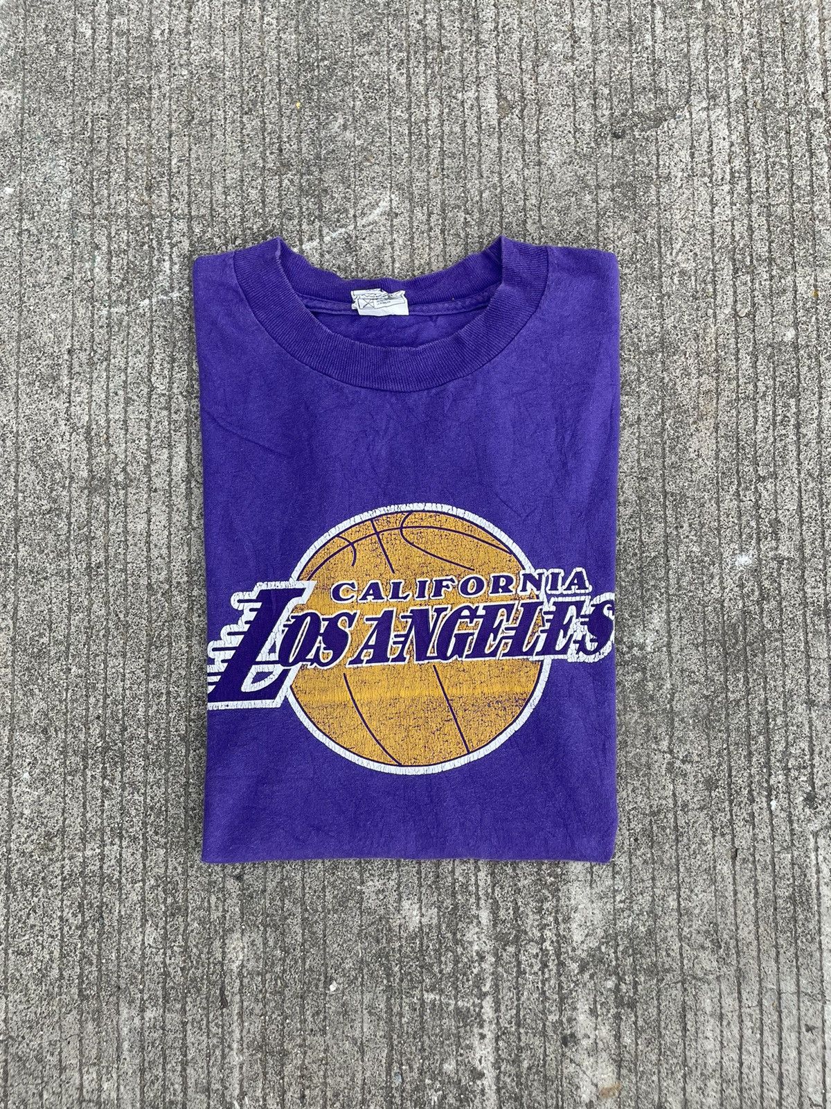 NBA California Los Angeles Lakers Purple T-shirt Size US M / EU 48-50 / 2 - 1 Thumbnail