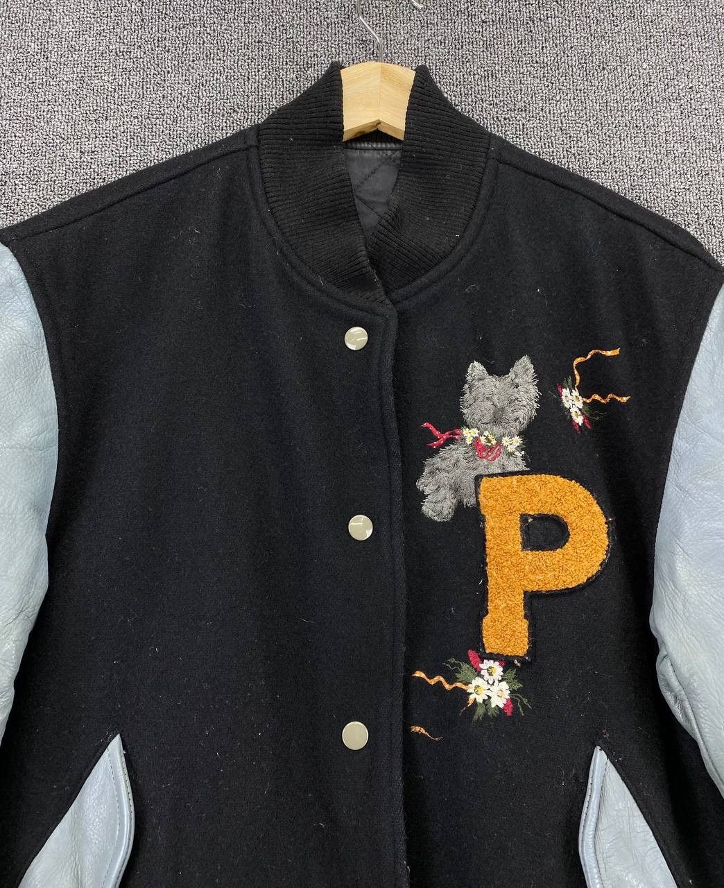 Japanese Brand × Pink House Vintage 90s Pink House Patches Rare Design Varsity Jacket Size M / US 6-8 / IT 42-44 - 5 Thumbnail