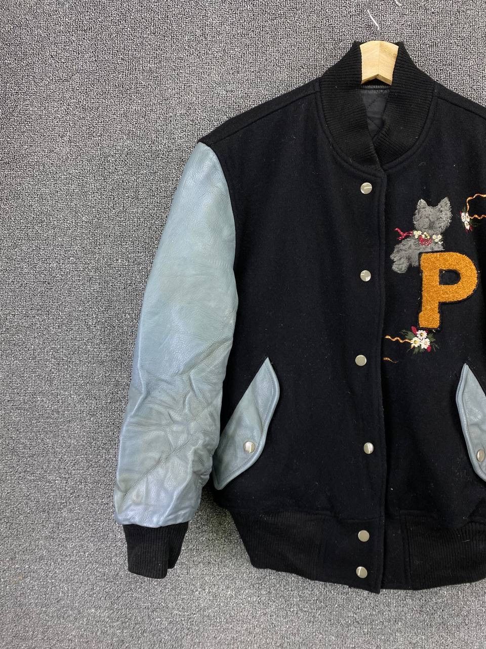 Japanese Brand × Pink House Vintage 90s Pink House Patches Rare Design Varsity Jacket Size M / US 6-8 / IT 42-44 - 3 Thumbnail