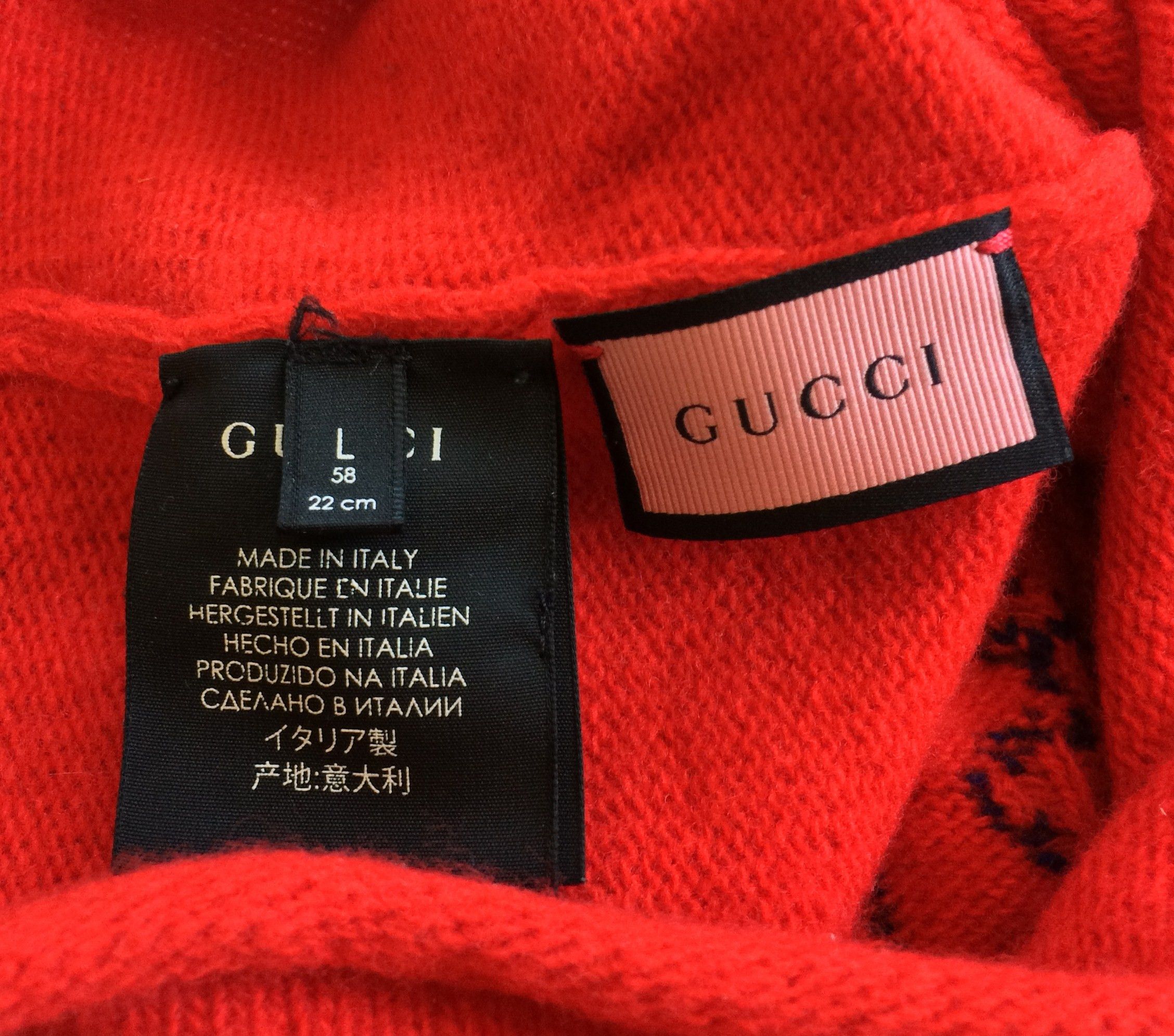 Gucci F/W 2016 Gucci "GucciGhost" Beanie Hat Size ONE SIZE - 3 Thumbnail