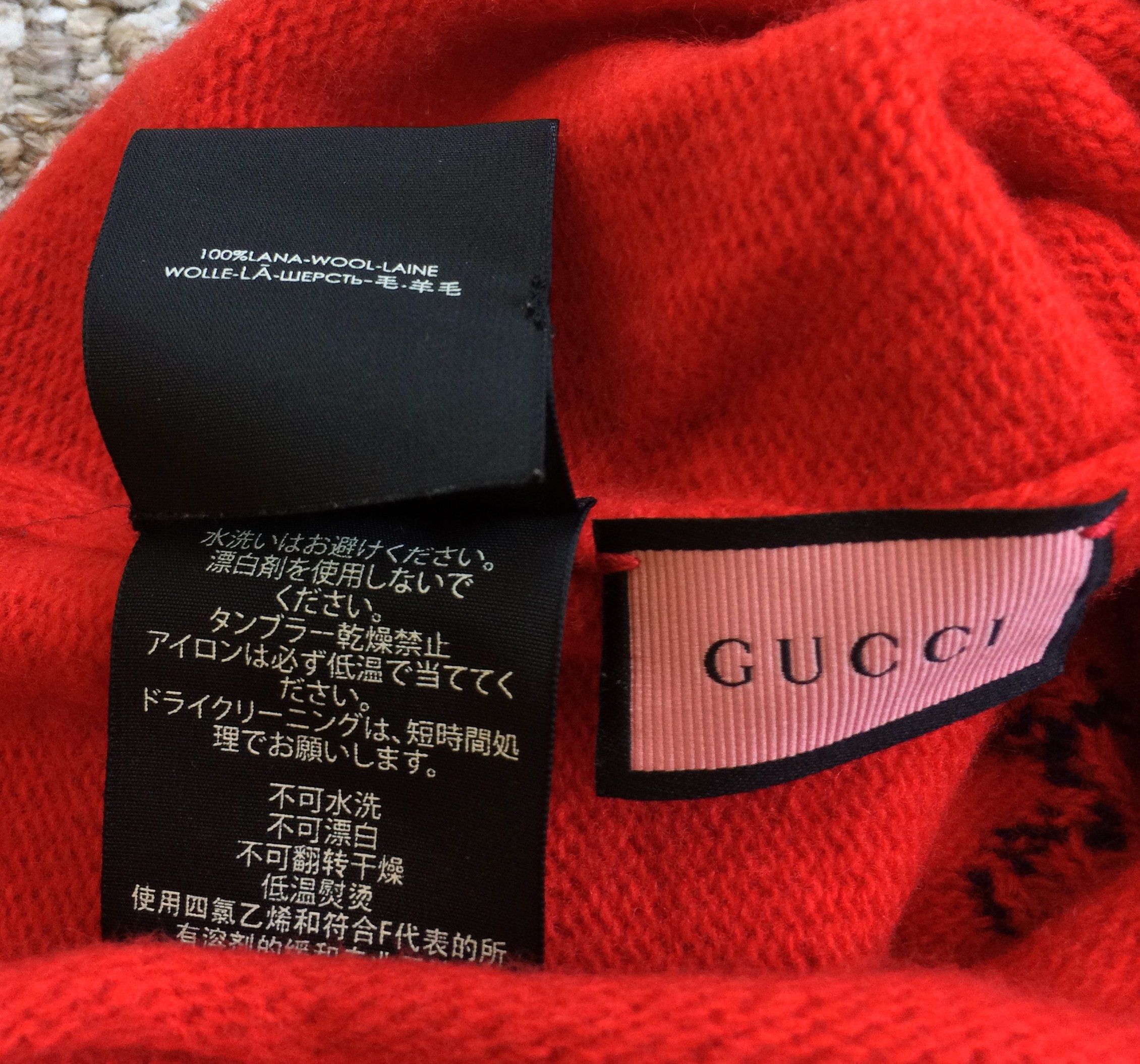 Gucci F/W 2016 Gucci "GucciGhost" Beanie Hat Size ONE SIZE - 4 Thumbnail