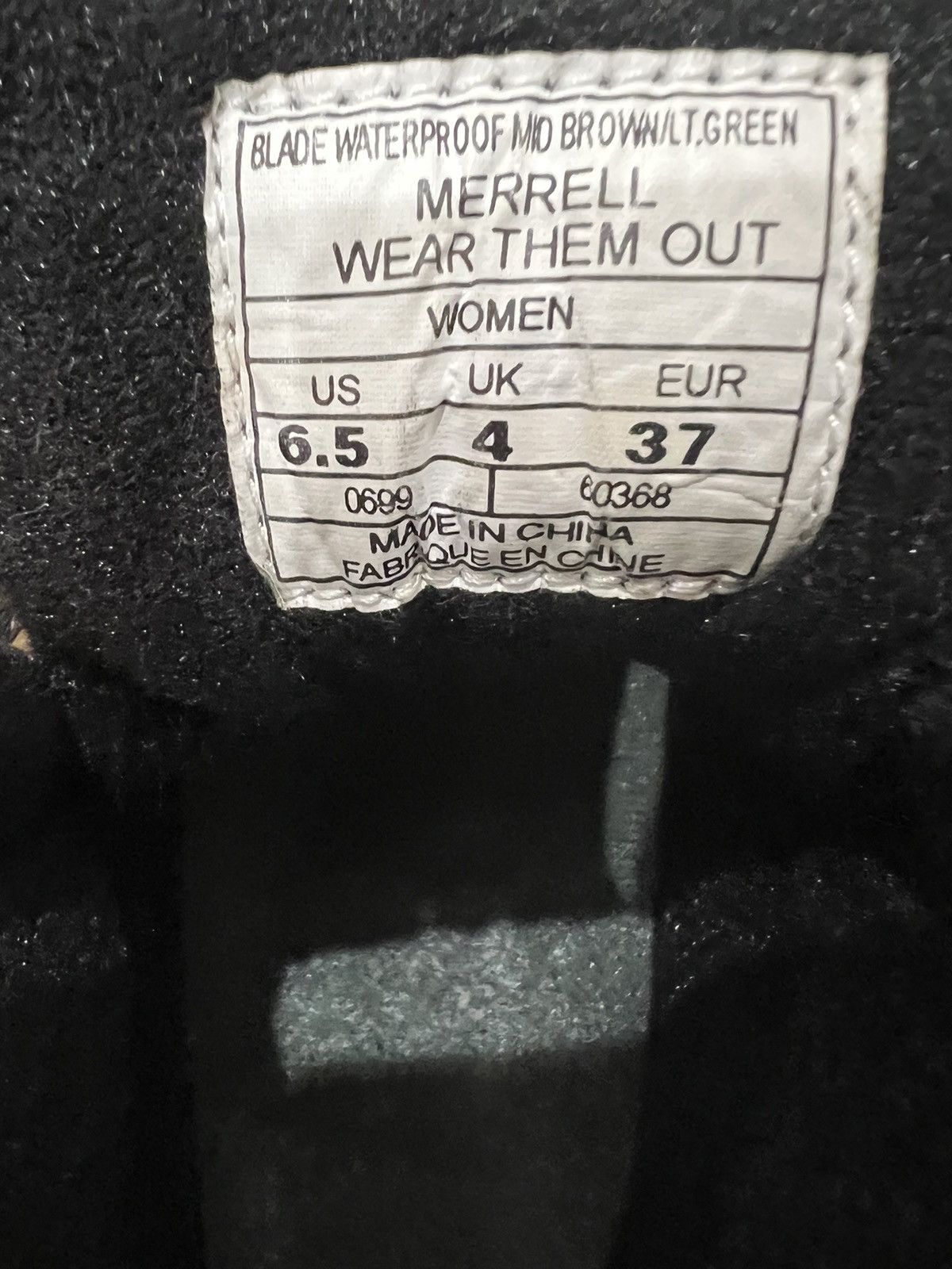 Merrell × Vintage Vintage Womens Merrell Blade waterproof mid 45 degrees boots Size US 6.5 / IT 36.5 - 6 Thumbnail