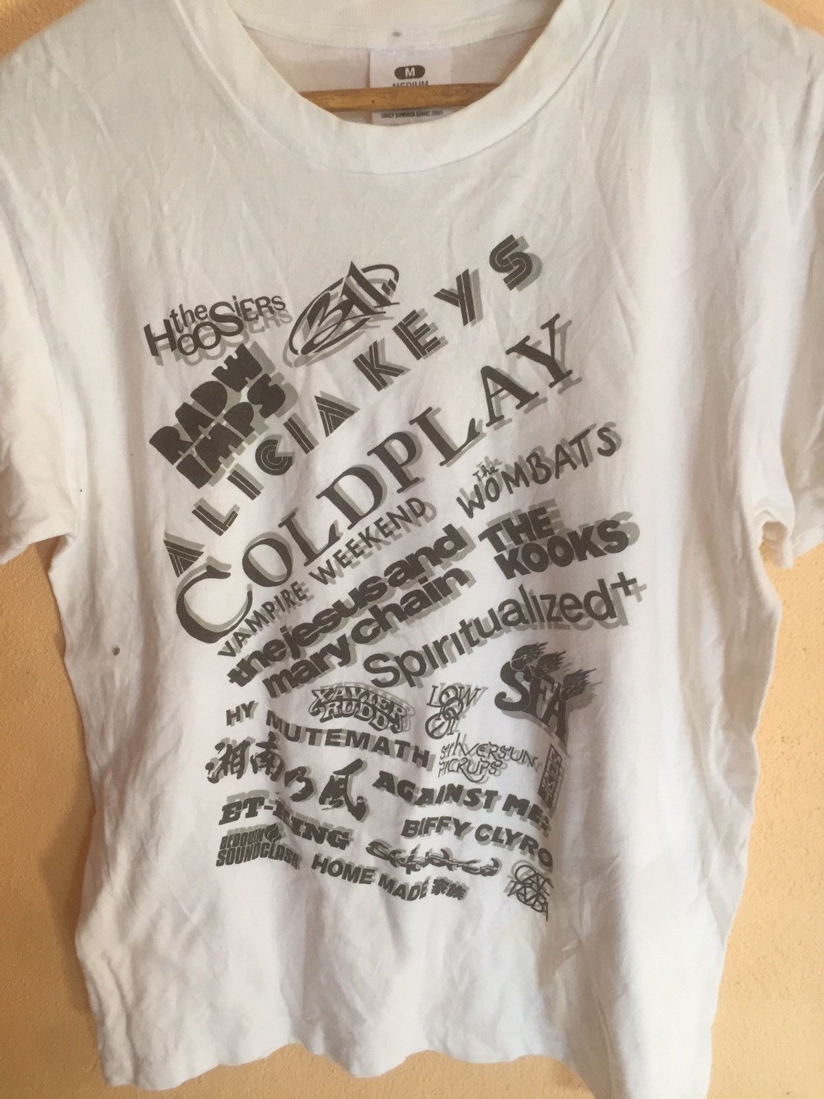Vintage Rare tokyo summer sonic fest music by coldplay the kooks Size US S / EU 44-46 / 1 - 4 Thumbnail