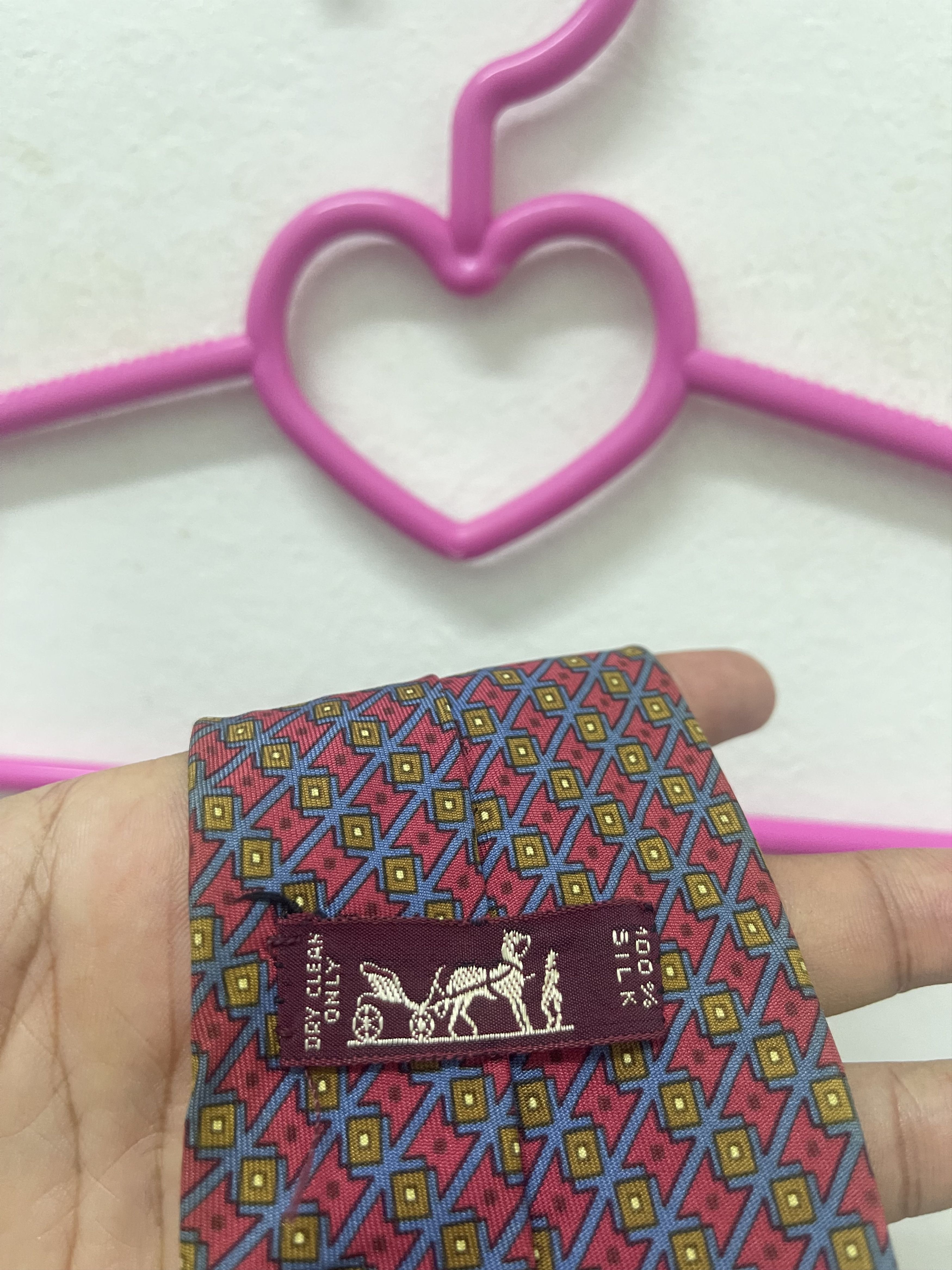 Hermes Rare Vintage HERMES Made in France Silk Necktie Size ONE SIZE - 8 Thumbnail
