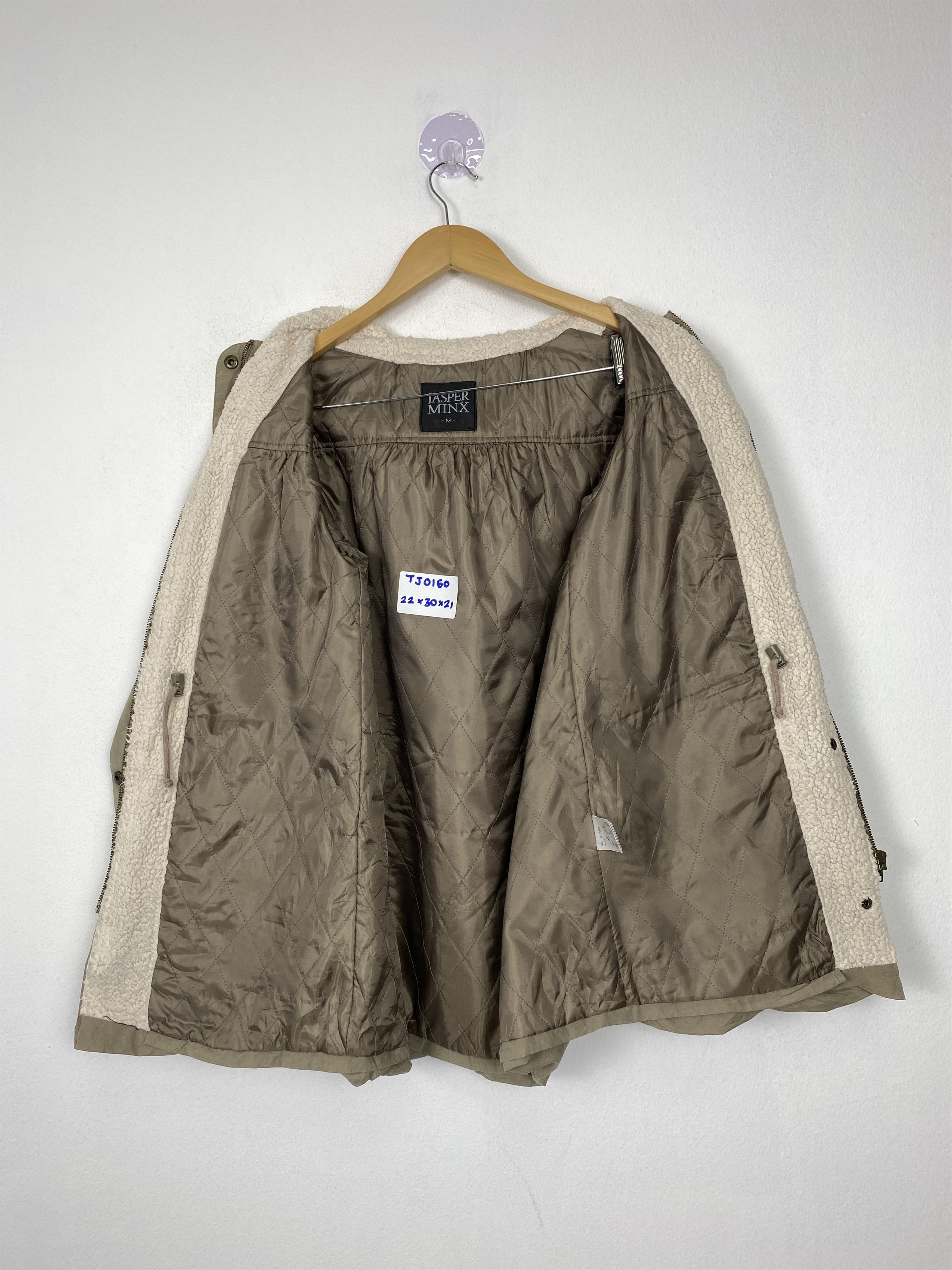 Japanese Brand Vintage Jasper Minx Fleece Hoodie Zip Up Jacket Size M / US 6-8 / IT 42-44 - 6 Thumbnail