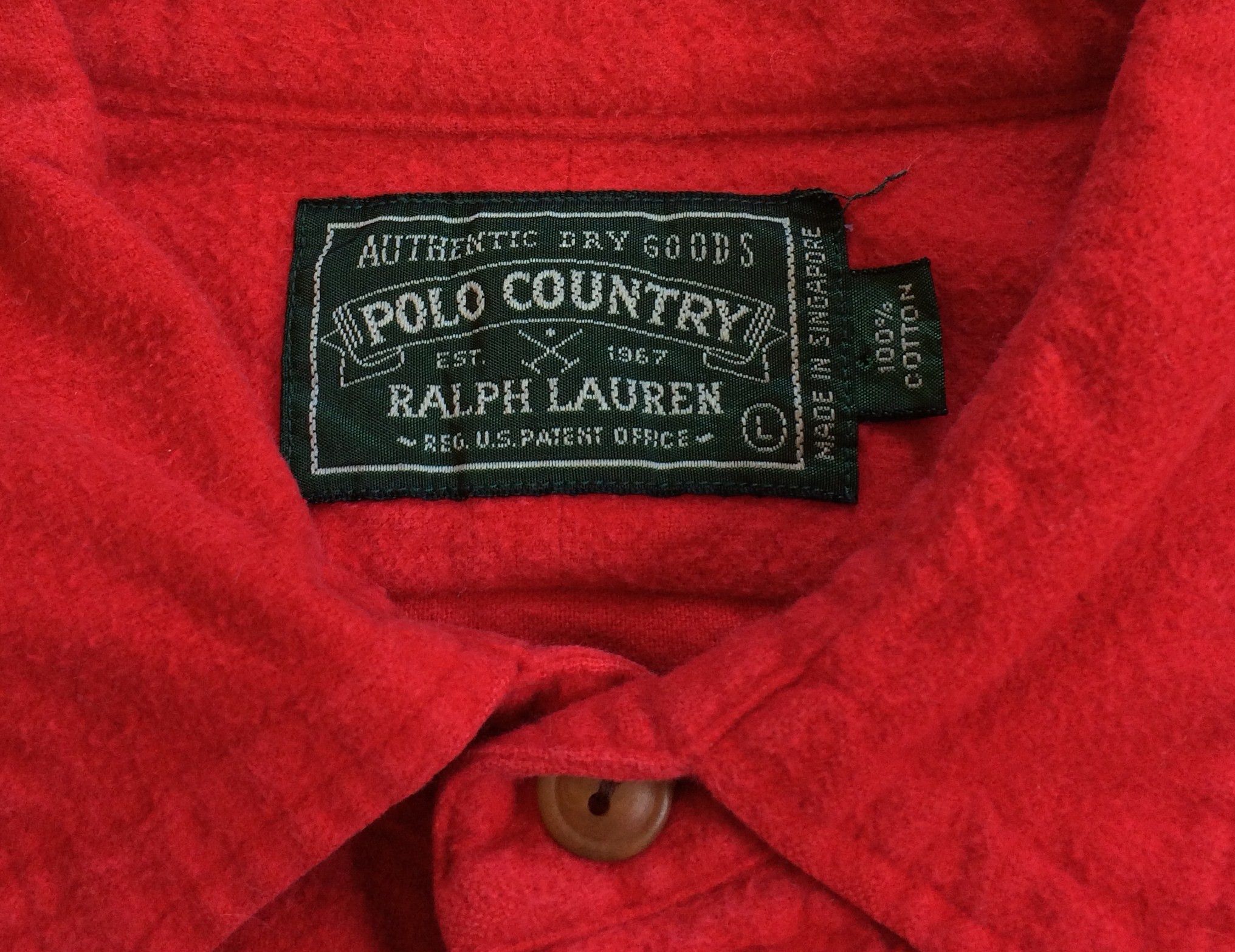 Polo Ralph Lauren Vintage 90s Polo Country Sportsman Button Up Shirt Size US L / EU 52-54 / 3 - 3 Thumbnail
