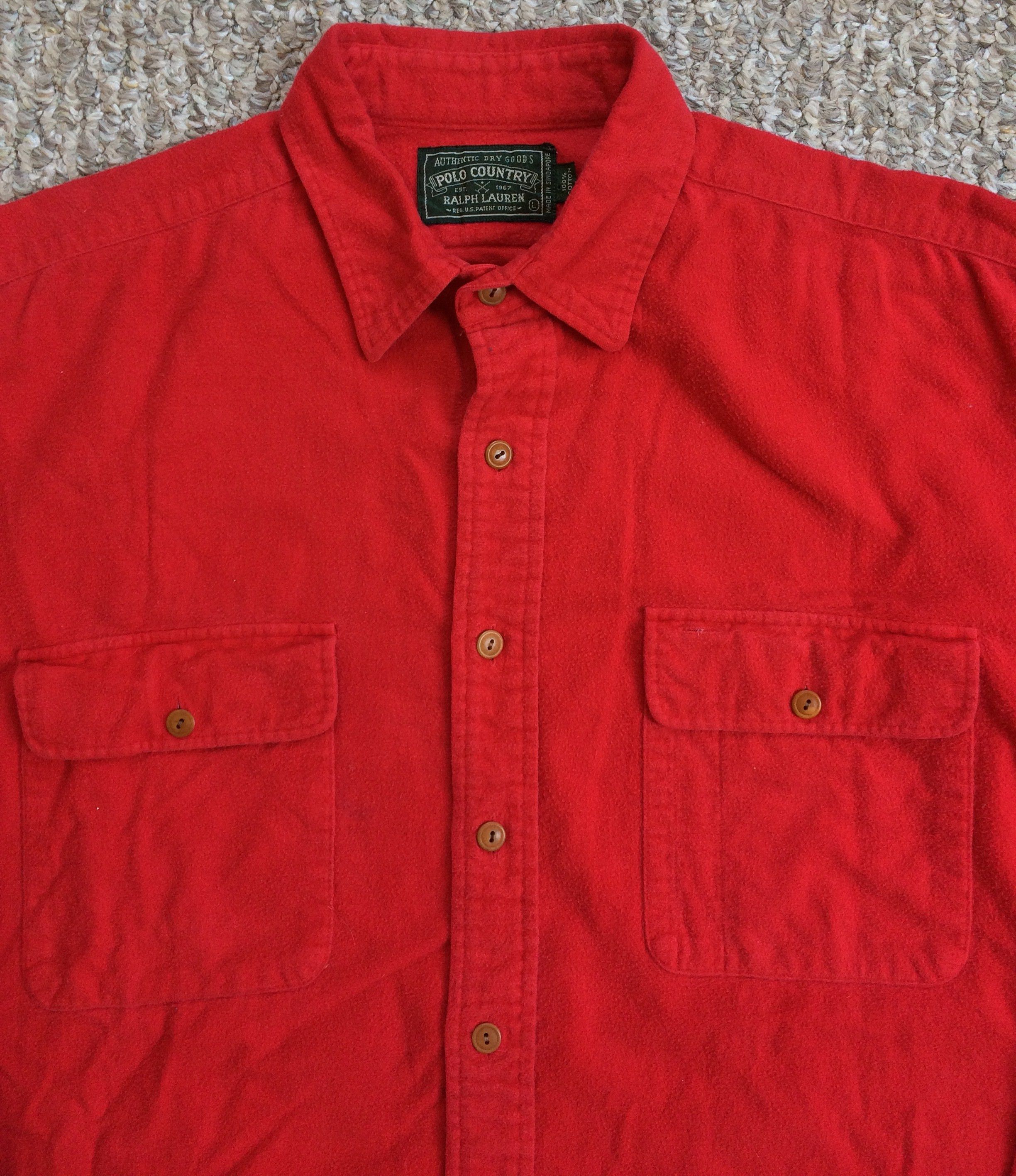Polo Ralph Lauren Vintage 90s Polo Country Sportsman Button Up Shirt Size US L / EU 52-54 / 3 - 5 Thumbnail
