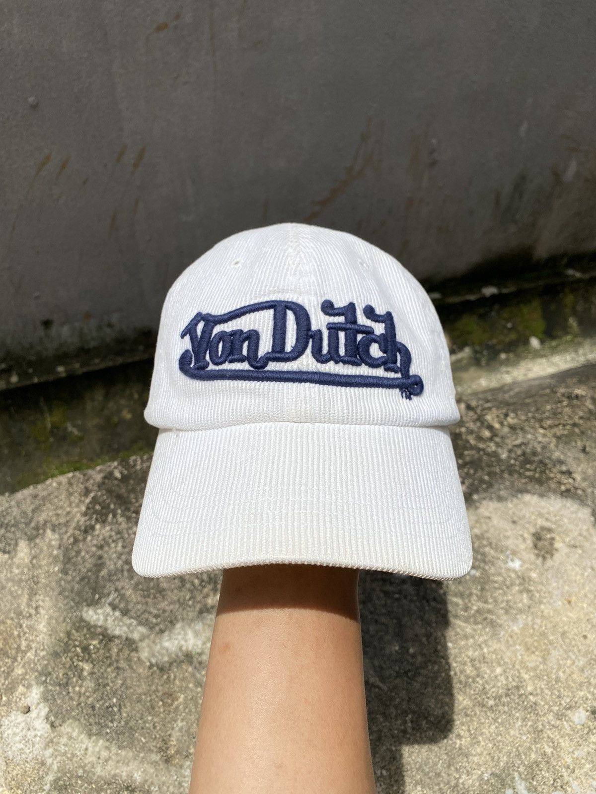 Vintage × Von Dutch vintage von dutch embroidery logo corduroy cap Size ONE SIZE - 2 Thumbnail