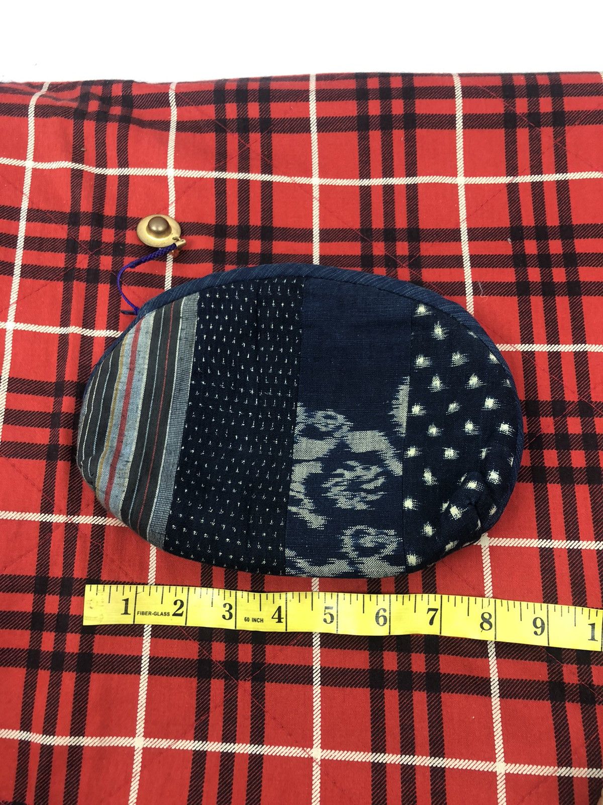 Indigo × Japanese Brand × Vintage Japanese Traditional Indigo Dye Bag Size ONE SIZE - 7 Thumbnail