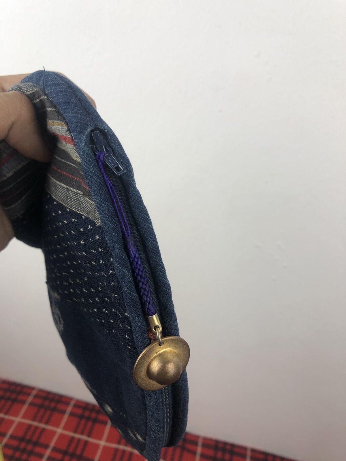 Indigo × Japanese Brand × Vintage Japanese Traditional Indigo Dye Bag Size ONE SIZE - 5 Thumbnail