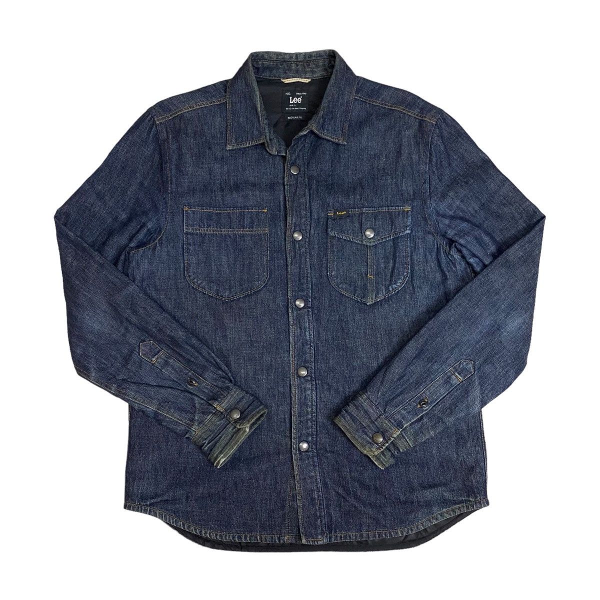 Lee × Vintage Lee Indigo denim shirt Size US L / EU 52-54 / 3 - 5 Thumbnail