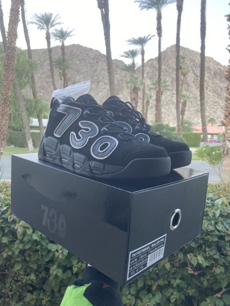 image of 730 Footwear Baller Pro Asspizza Shoes in Black, Men's (Size 11)