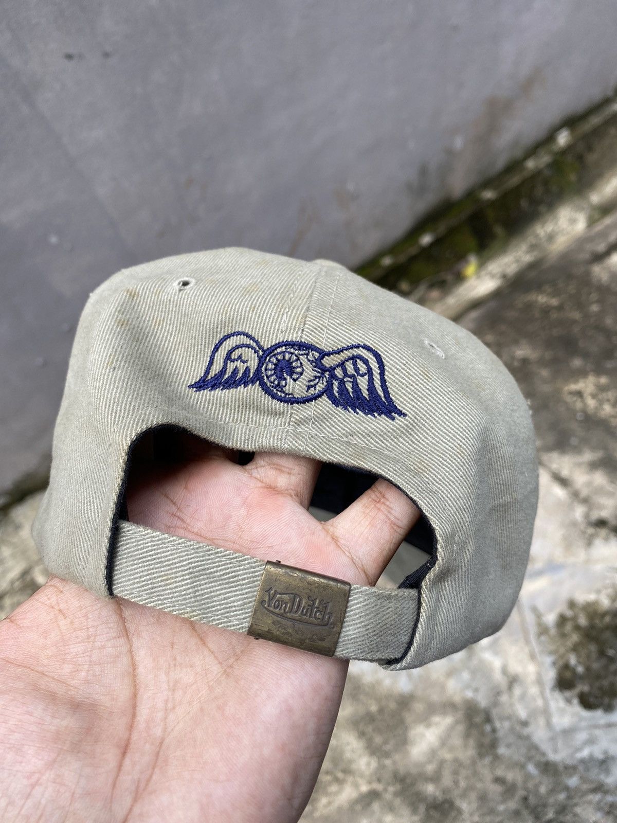 Vintage × Von Dutch vintage von dutch script out logo distress style cap Size ONE SIZE - 5 Thumbnail