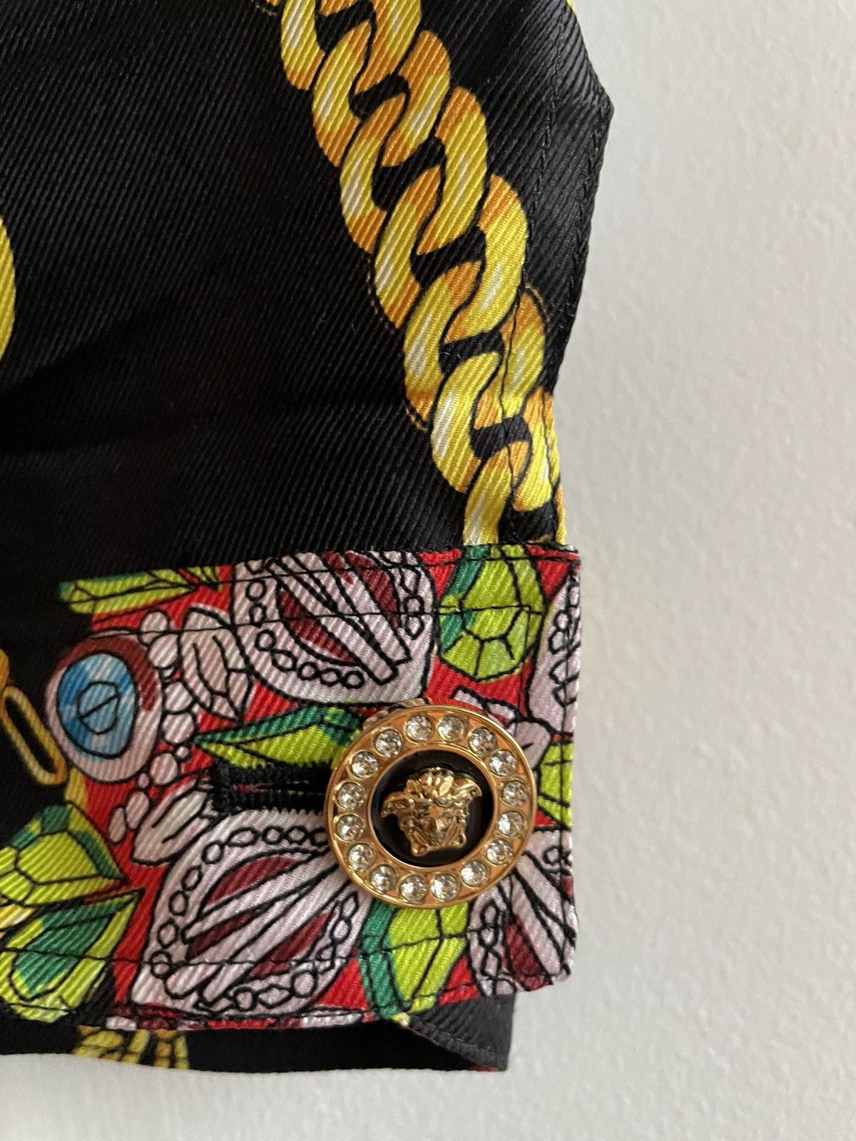 Versace Rare $4,500 Super Limited Runway Jewelry Diamond Silk Jacket Size US XL / EU 56 / 4 - 25 Thumbnail