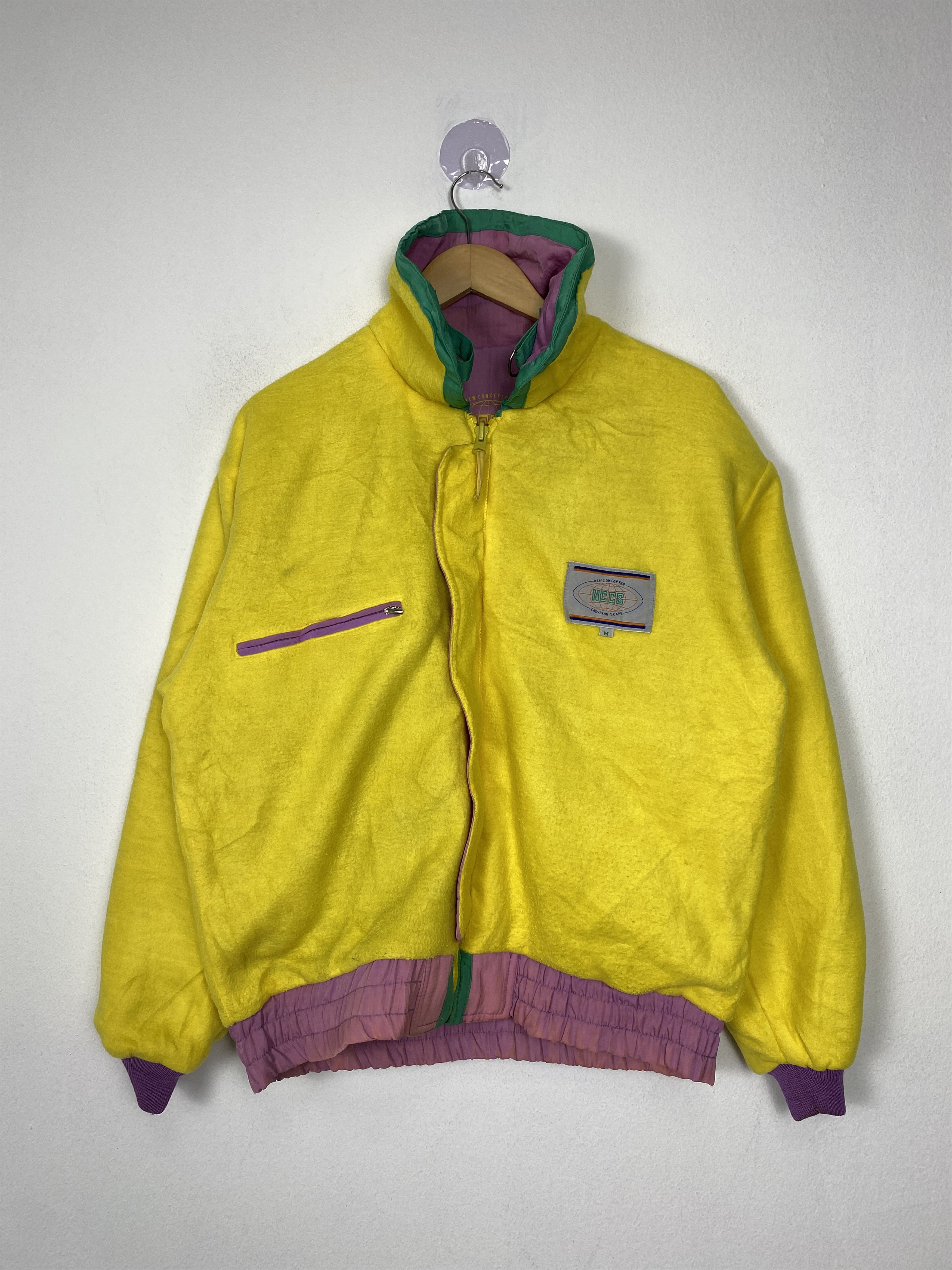 Japanese Brand Vintage NCCS Japanese Brand Reversible Zip-Up Bomber Jacket Size US M / EU 48-50 / 2 - 7 Thumbnail