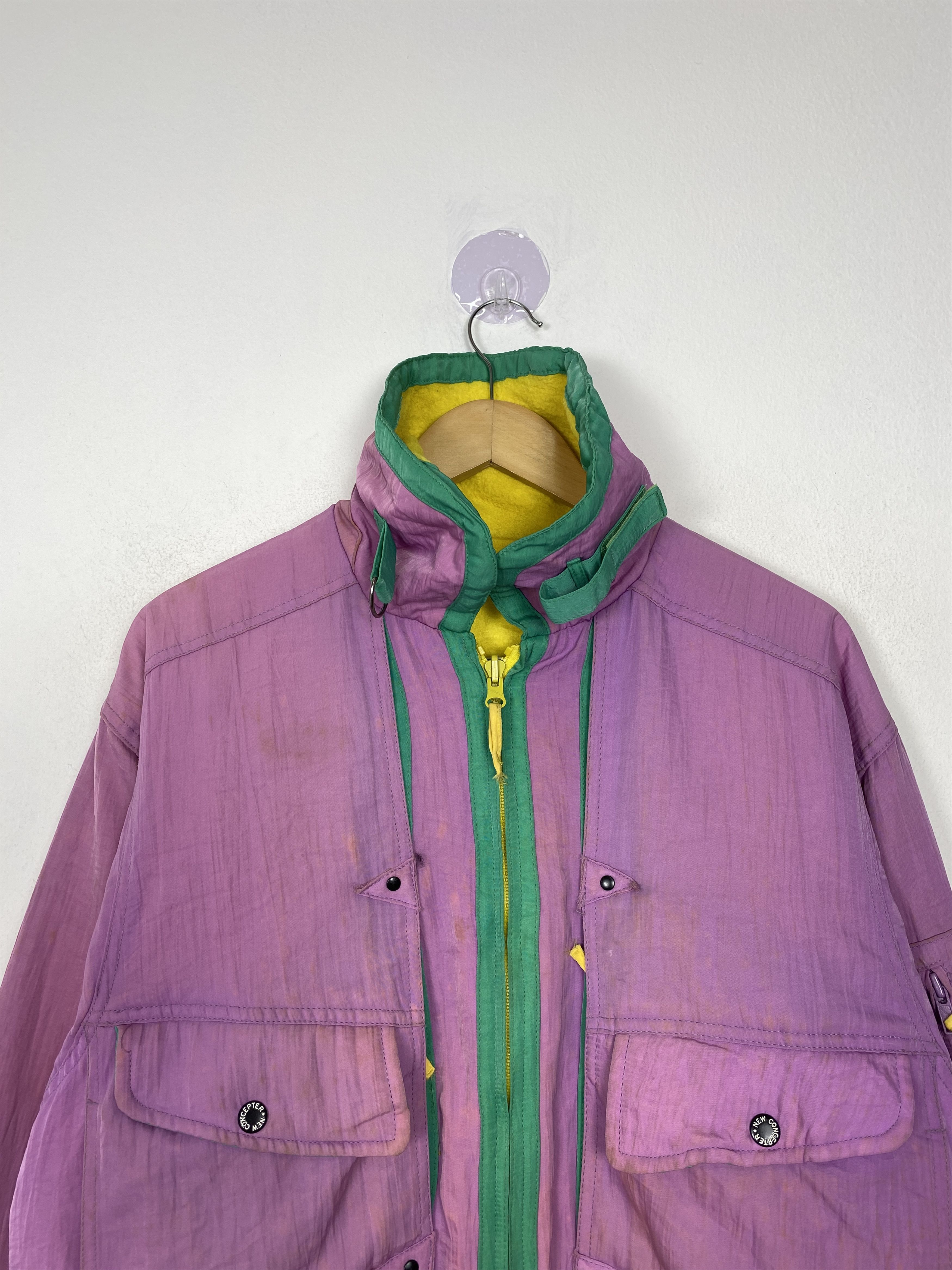 Japanese Brand Vintage NCCS Japanese Brand Reversible Zip-Up Bomber Jacket Size US M / EU 48-50 / 2 - 2 Thumbnail