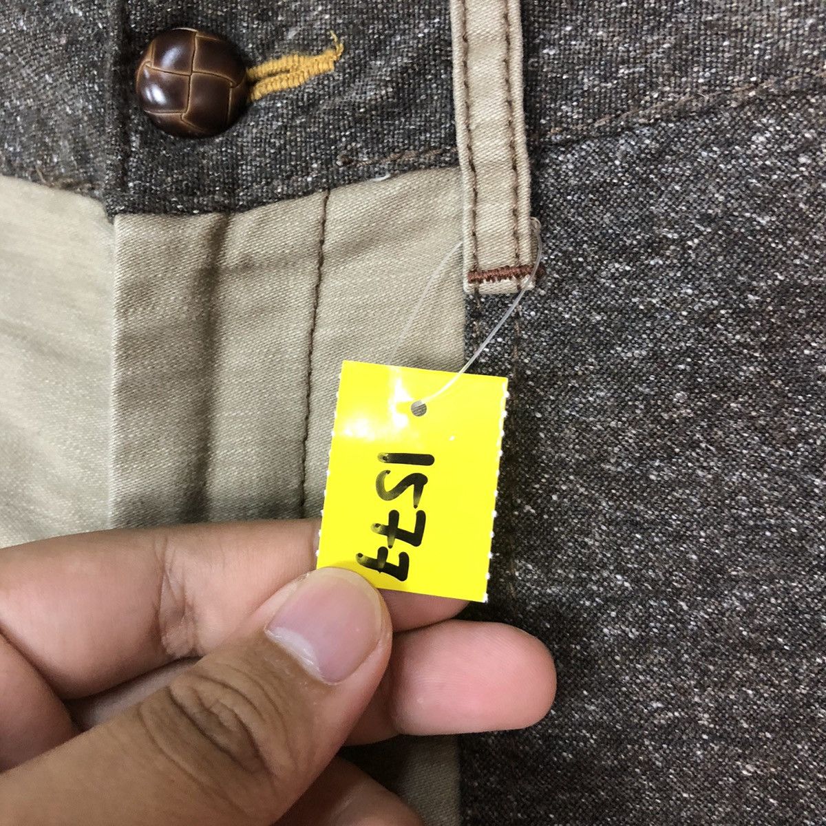 Japanese Brand DLL Inthe Groure Brown Cargo Multipocket Pants #1577 Size US 30 / EU 46 - 6 Thumbnail