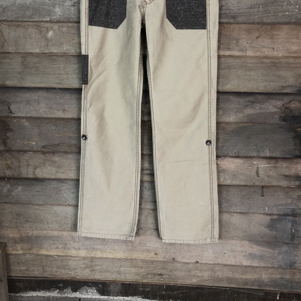 Japanese Brand DLL Inthe Groure Brown Cargo Multipocket Pants #1577 Size US 30 / EU 46 - 3 Thumbnail