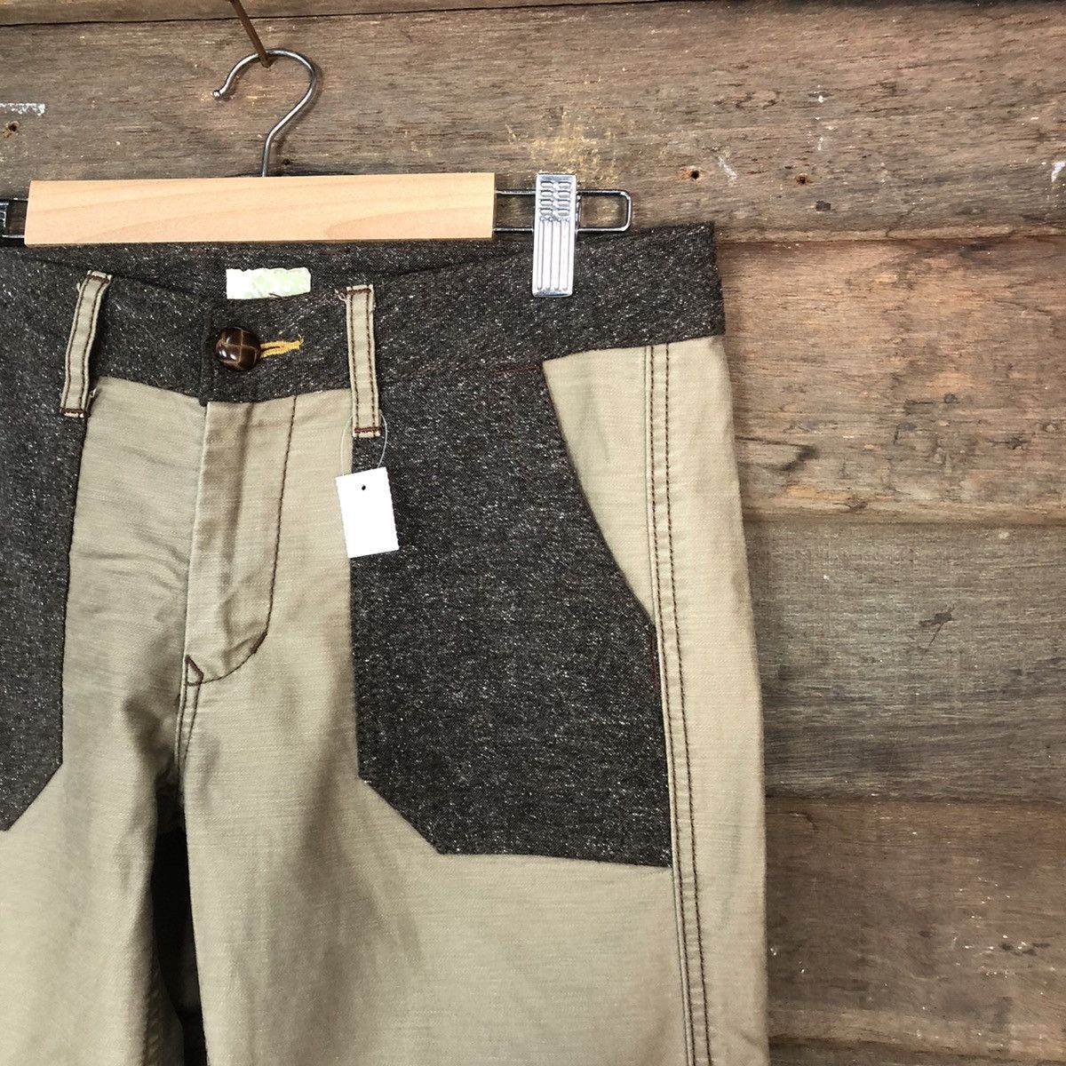 Japanese Brand DLL Inthe Groure Brown Cargo Multipocket Pants #1577 Size US 30 / EU 46 - 5 Thumbnail