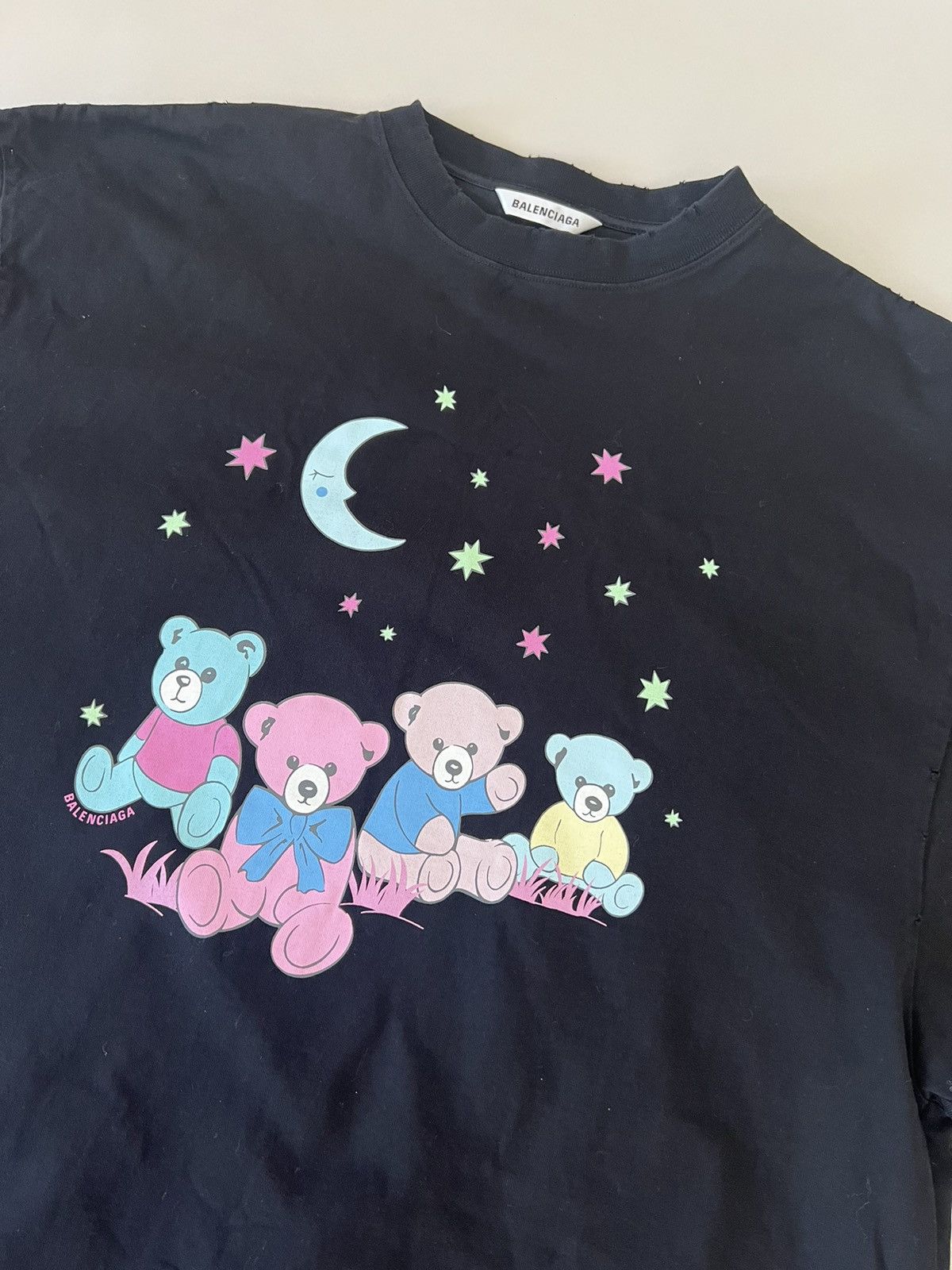 Balenciaga Oversized Teddy Bear Print T-shirt Size US M / EU 48-50 / 2 - 4 Thumbnail