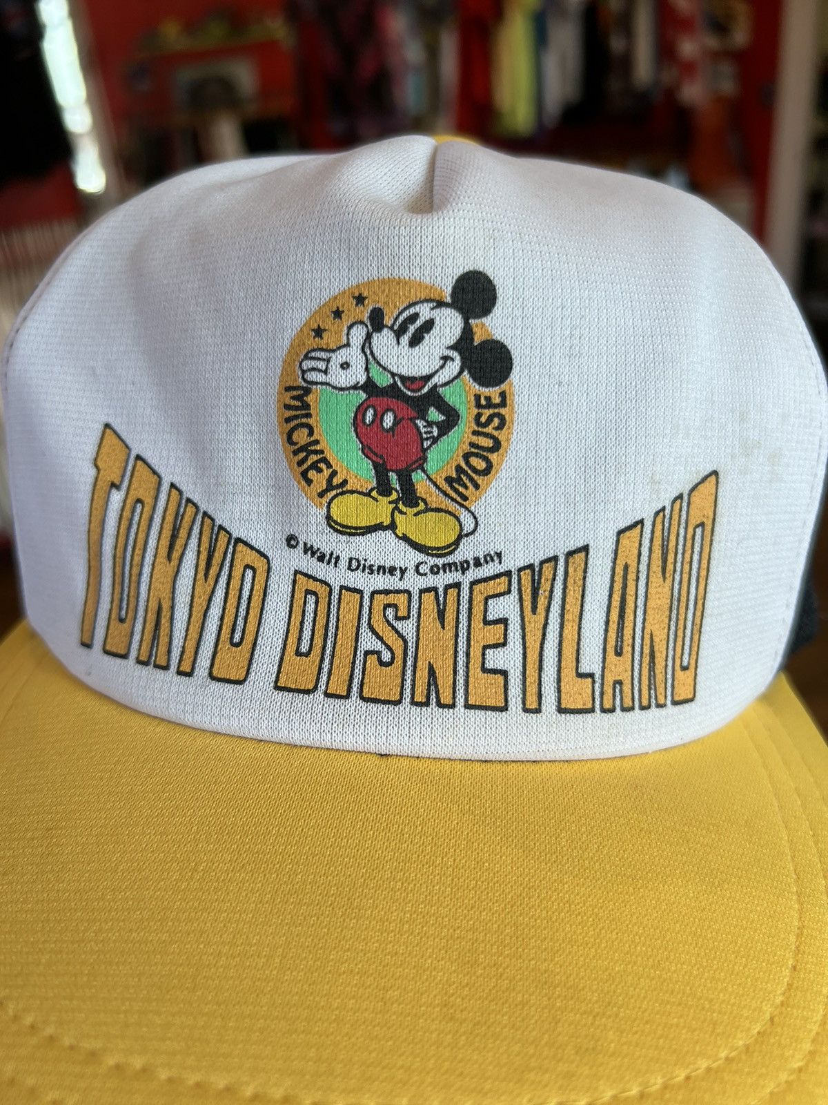 Disney × Vintage Vintage 80s Tokyo Disneyland Trucker Hat Disney Mickey Mouse Size ONE SIZE - 2 Thumbnail