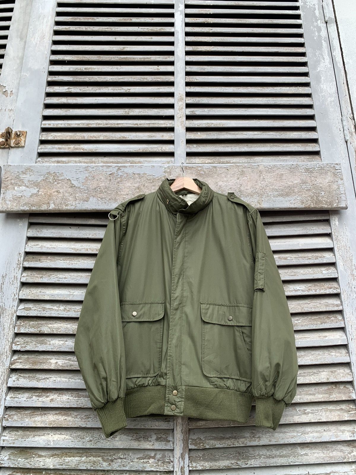 Japanese Brand MA-1 Flyer’s Man Intermediate Fleece lined Bomber Jacket Size US S / EU 44-46 / 1 - 4 Thumbnail