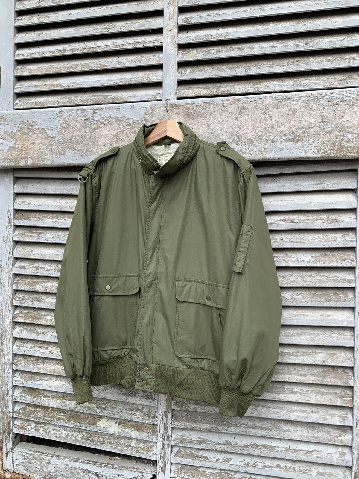 Japanese Brand MA-1 Flyer’s Man Intermediate Fleece lined Bomber Jacket Size US S / EU 44-46 / 1 - 1 Thumbnail