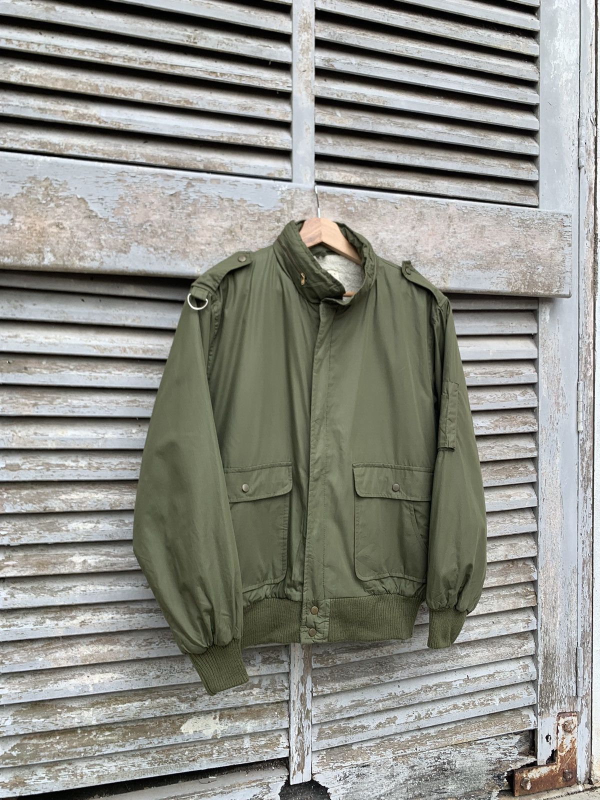 Japanese Brand MA-1 Flyer’s Man Intermediate Fleece lined Bomber Jacket Size US S / EU 44-46 / 1 - 2 Thumbnail