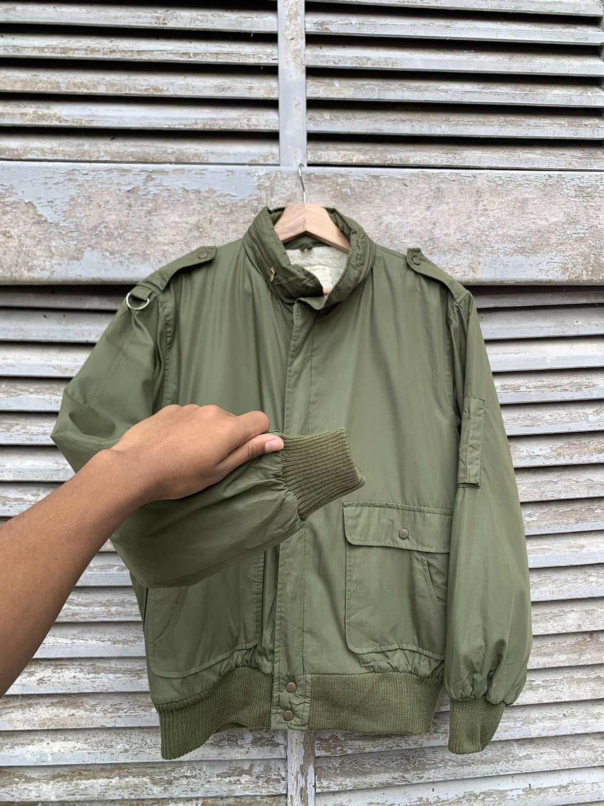 Japanese Brand MA-1 Flyer’s Man Intermediate Fleece lined Bomber Jacket Size US S / EU 44-46 / 1 - 7 Thumbnail