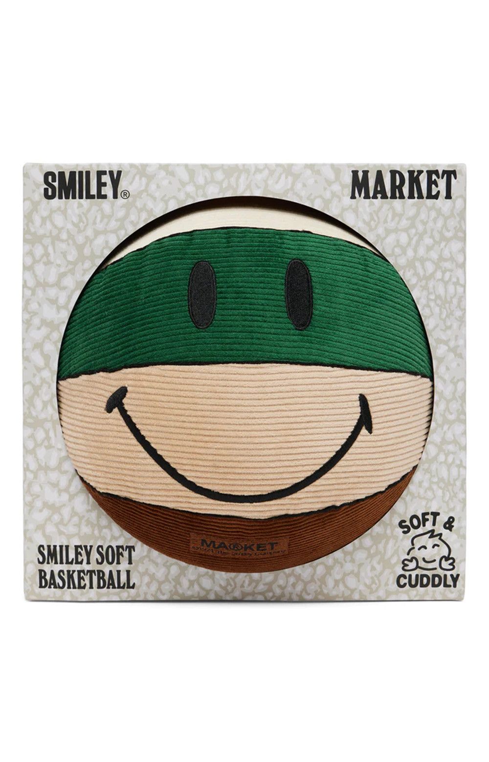 Market Smiley Cord Panel Plush Basketball Size ONE SIZE - 2 Thumbnail