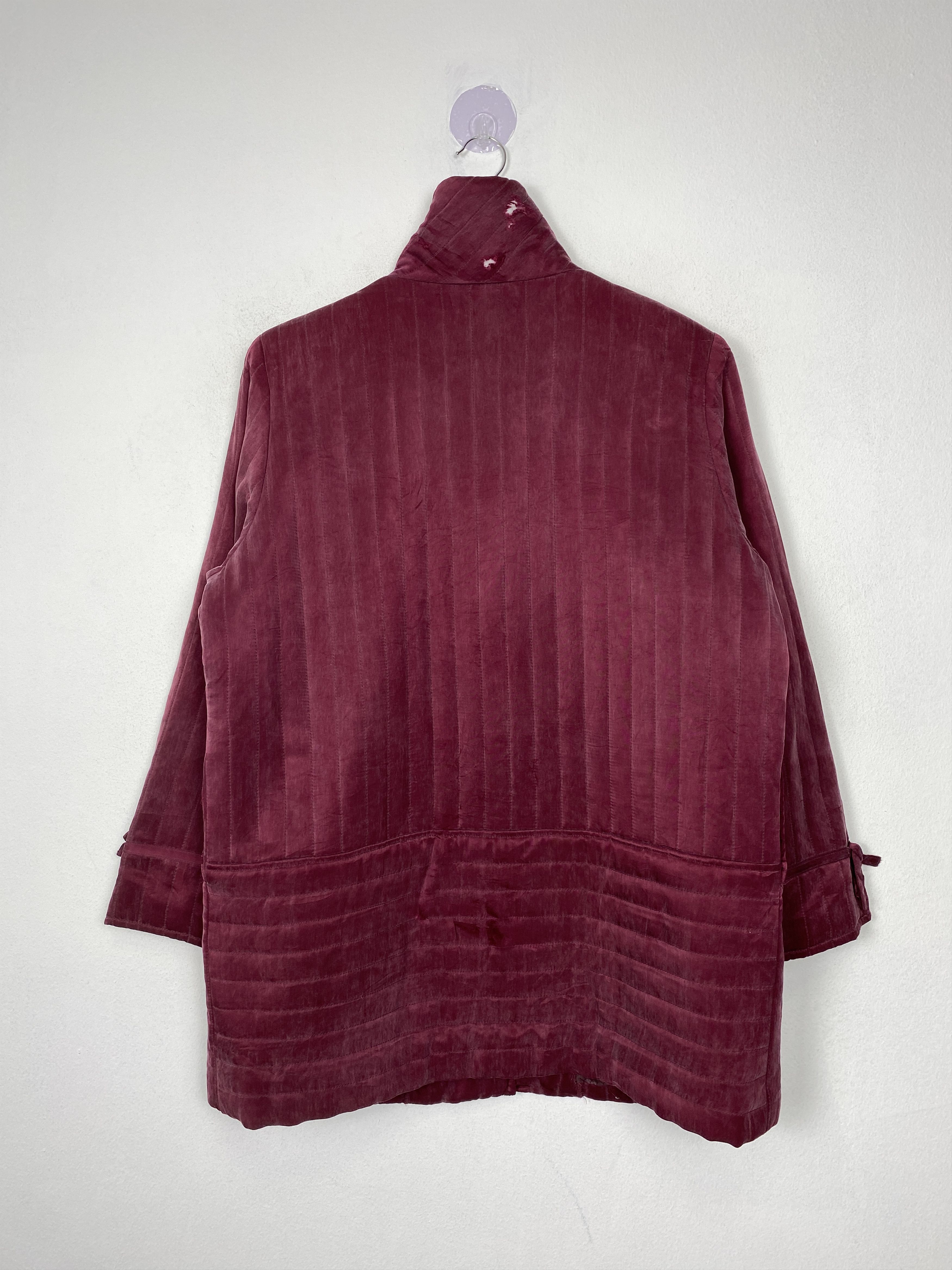 Japanese Brand Vintage by MARYLESTER Quilted Velvet Jacket Size M / US 6-8 / IT 42-44 - 5 Thumbnail