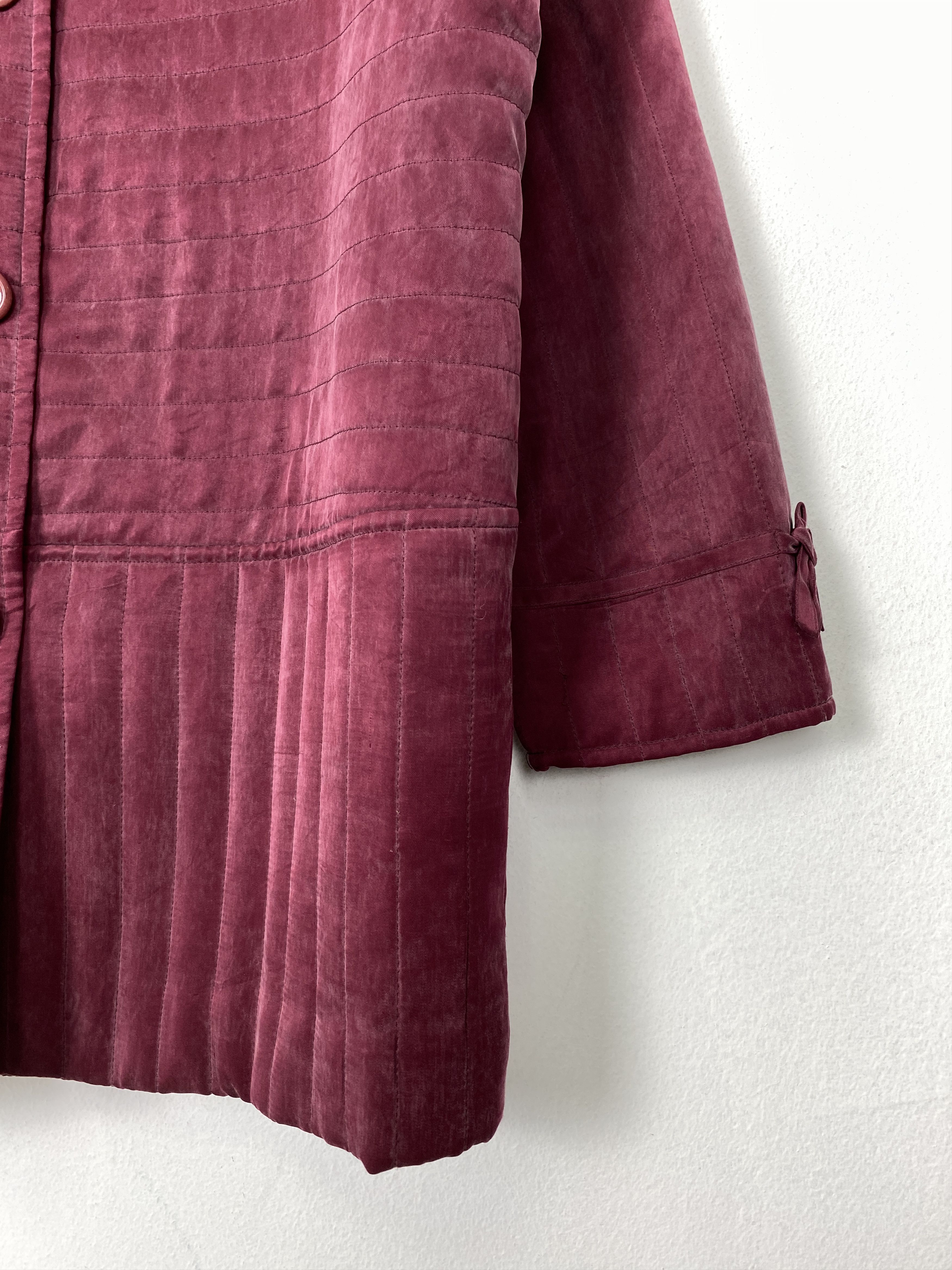 Japanese Brand Vintage by MARYLESTER Quilted Velvet Jacket Size M / US 6-8 / IT 42-44 - 7 Thumbnail