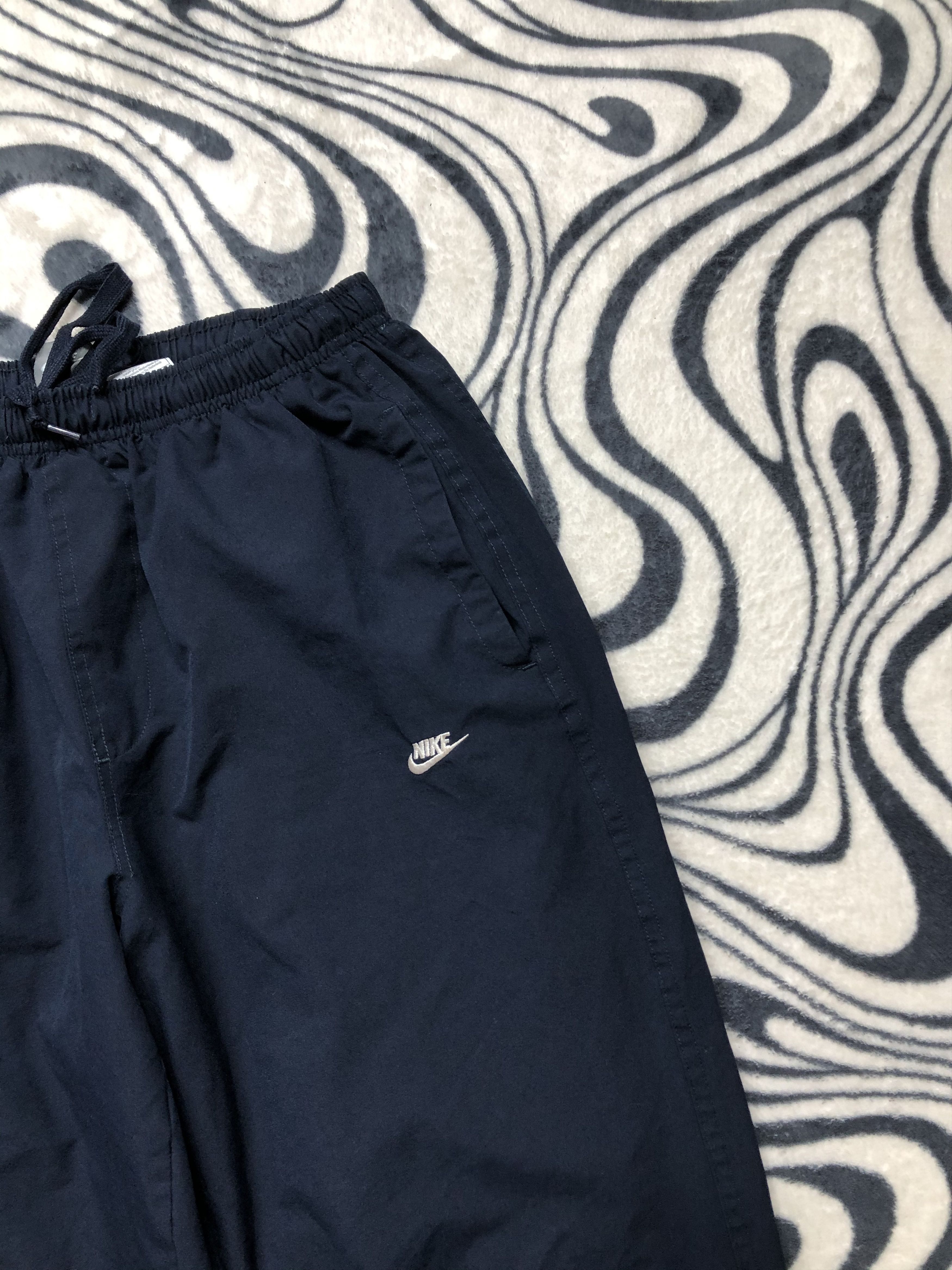 Nike Nike Vintage Mens Nylon Baggy Pants Y2K Drill Size US 34 / EU 50 - 2 Thumbnail