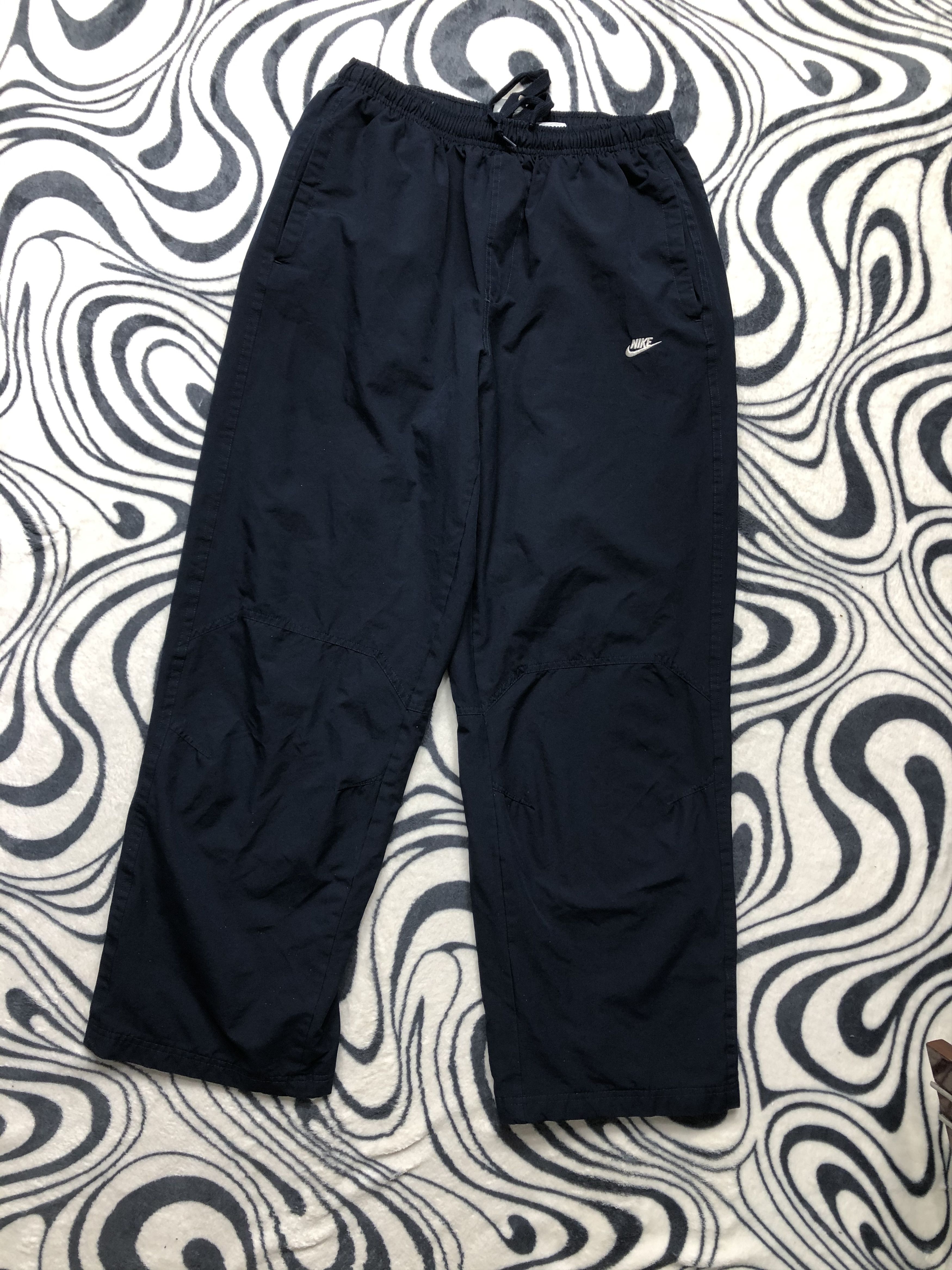 Nike Nike Vintage Mens Nylon Baggy Pants Y2K Drill Size US 34 / EU 50 - 1 Thumbnail