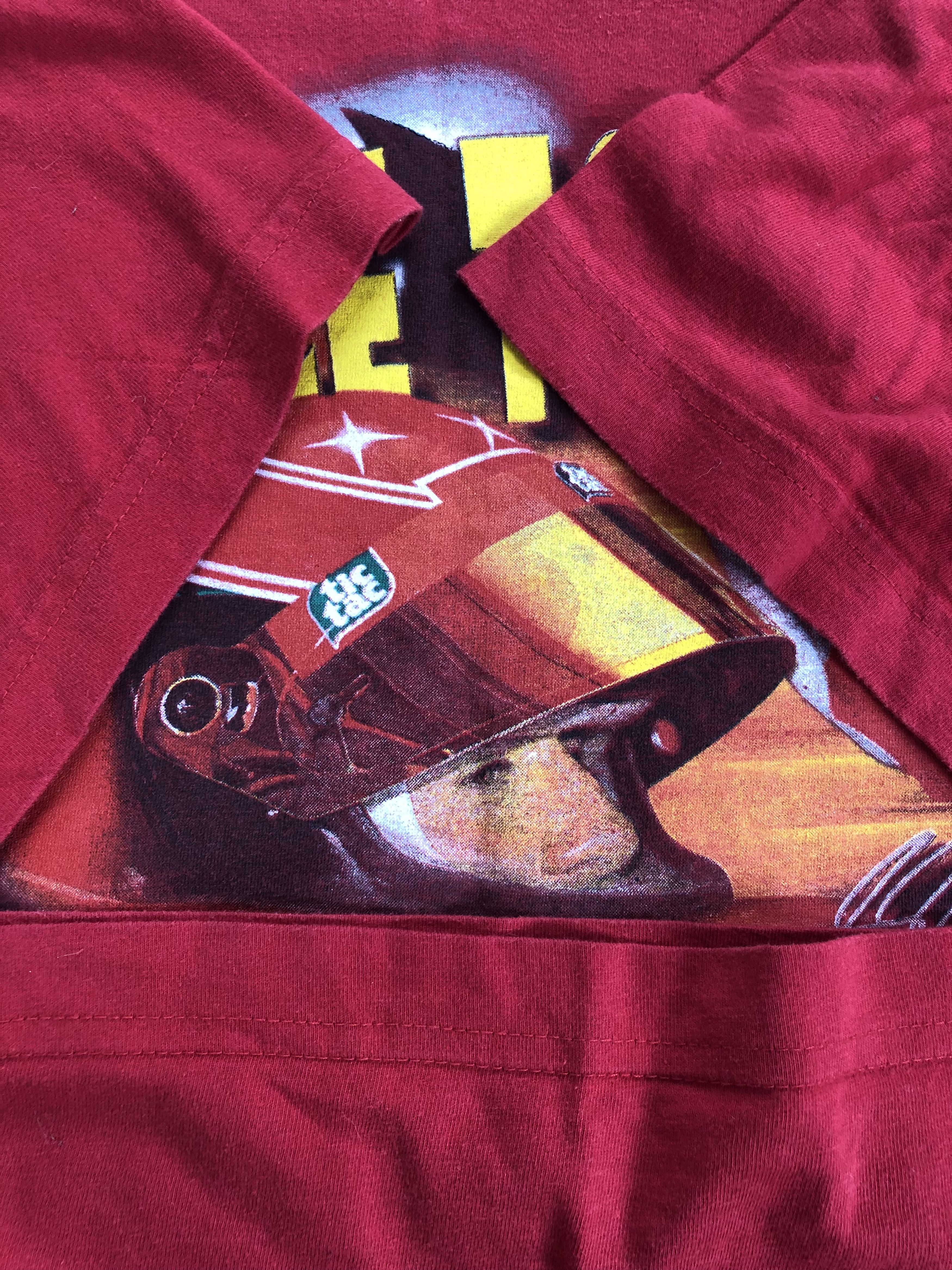 Ferrari Vintage 90s Michael Schumacher Race to Win (Ayrton Senna) Size US XXL / EU 58 / 5 - 4 Thumbnail