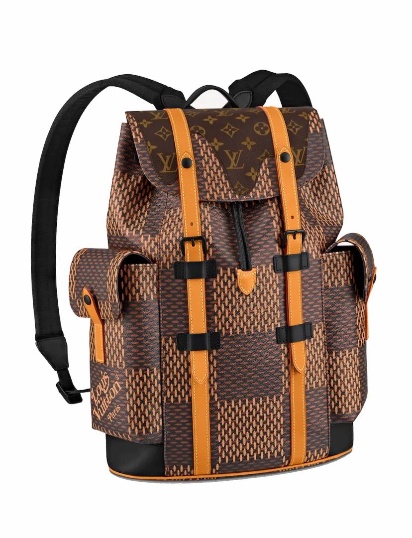 Pre-owned Louis Vuitton X Nigo Christopher Backpack In Brown