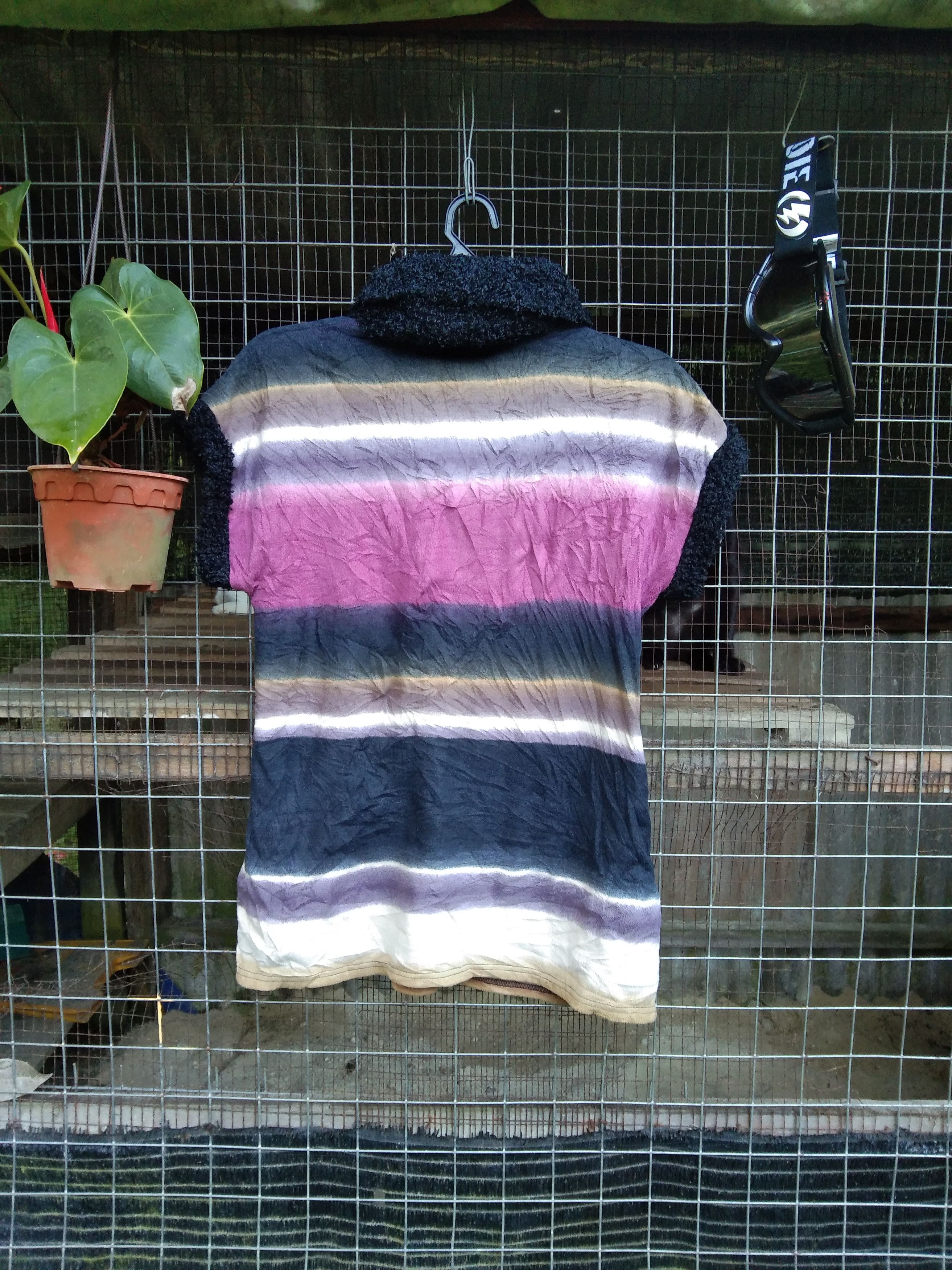 Japanese Brand VINTAGE TURTLE NECK COLOUR LAYERS WOMEN'S SHIRT Size M / US 6-8 / IT 42-44 - 6 Thumbnail