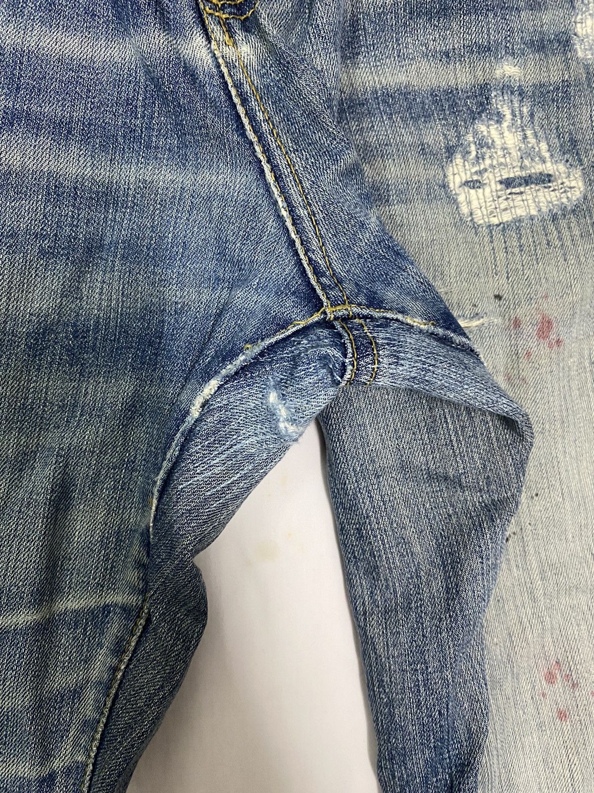 Number (N)ine Number Nine Loveless X Guild Prime Music Distressed Pants Size US 34 / EU 50 - 13 Thumbnail