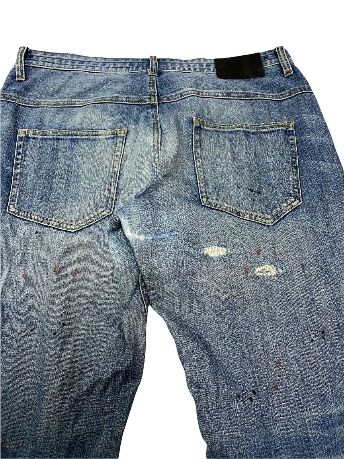Number (N)ine Number Nine Loveless X Guild Prime Music Distressed Pants Size US 34 / EU 50 - 8 Thumbnail
