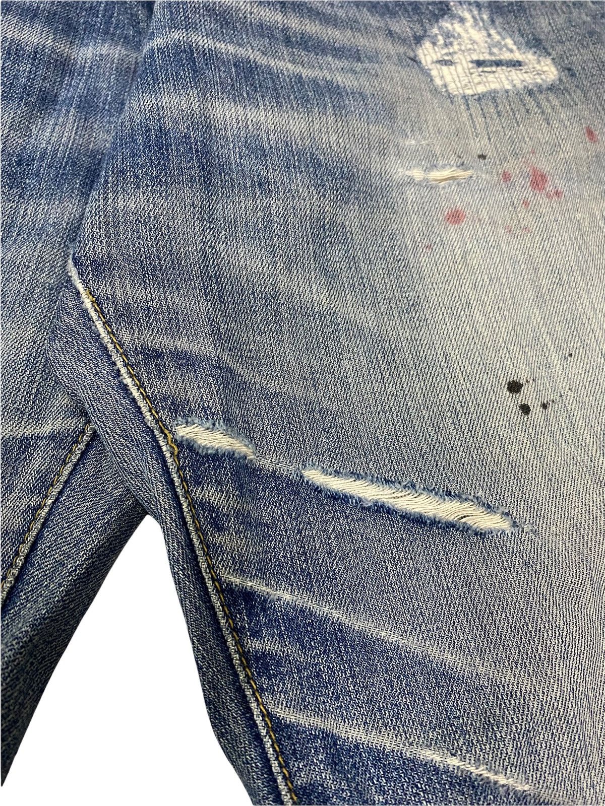 Number (N)ine Number Nine Loveless X Guild Prime Music Distressed Pants Size US 34 / EU 50 - 7 Thumbnail