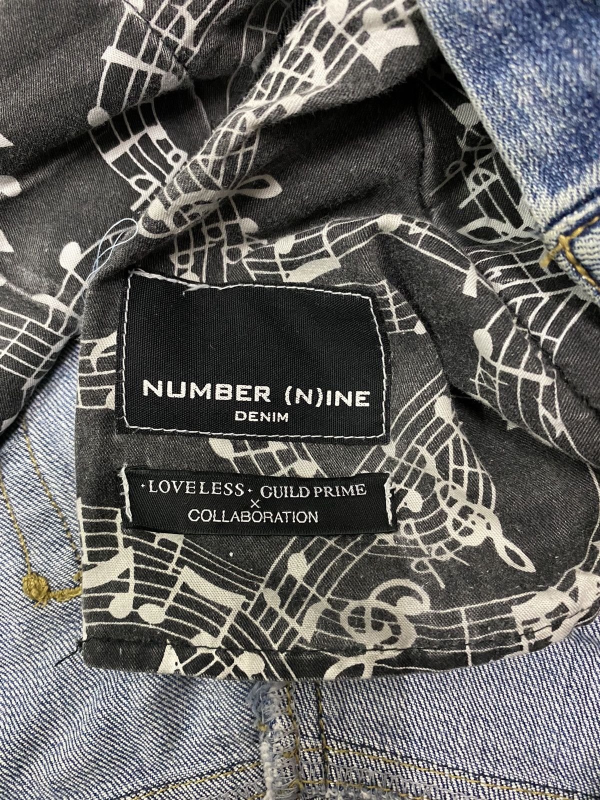 Number (N)ine Number Nine Loveless X Guild Prime Music Distressed Pants Size US 34 / EU 50 - 11 Thumbnail