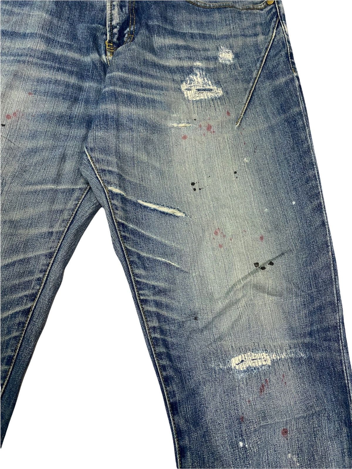 Number (N)ine Number Nine Loveless X Guild Prime Music Distressed Pants Size US 34 / EU 50 - 6 Thumbnail
