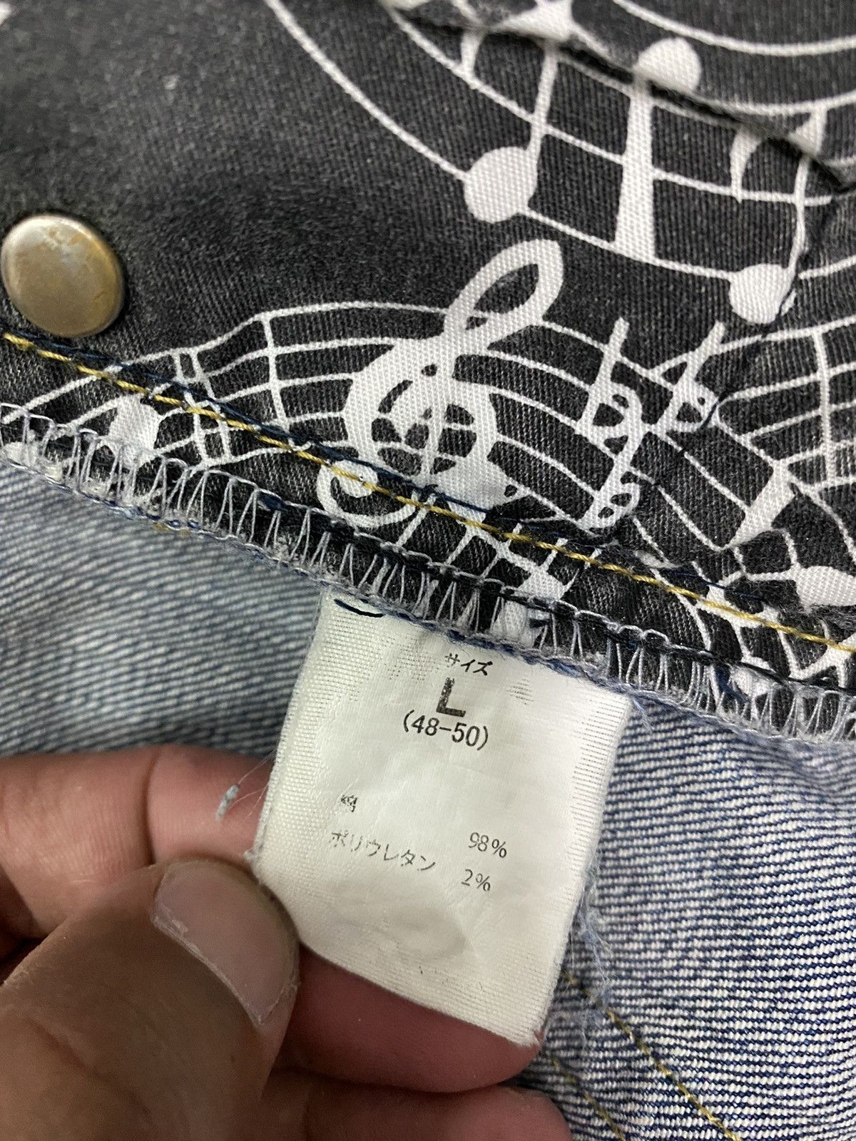 Number (N)ine Number Nine Loveless X Guild Prime Music Distressed Pants Size US 34 / EU 50 - 12 Thumbnail