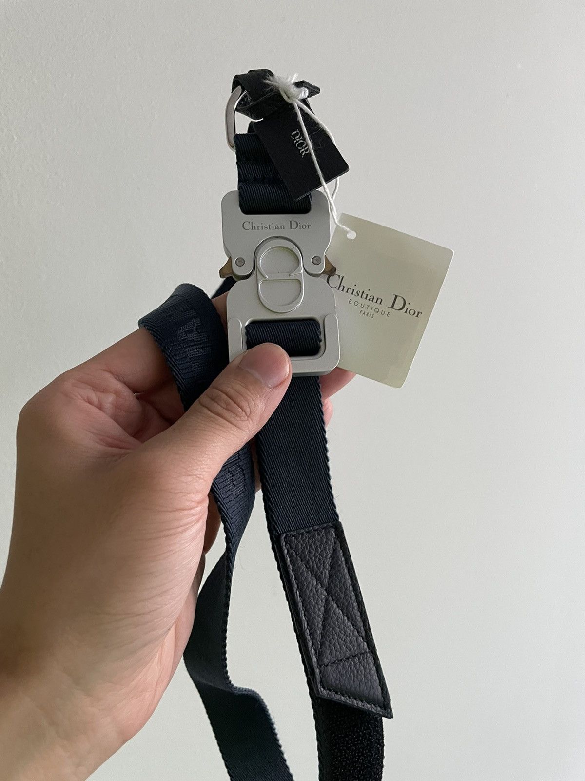 Alyx × Christian Dior Monsieur × Dior Limited Edition Dior Saddle Buckle CD Logo Belt Brand New Size 30 - 19 Thumbnail